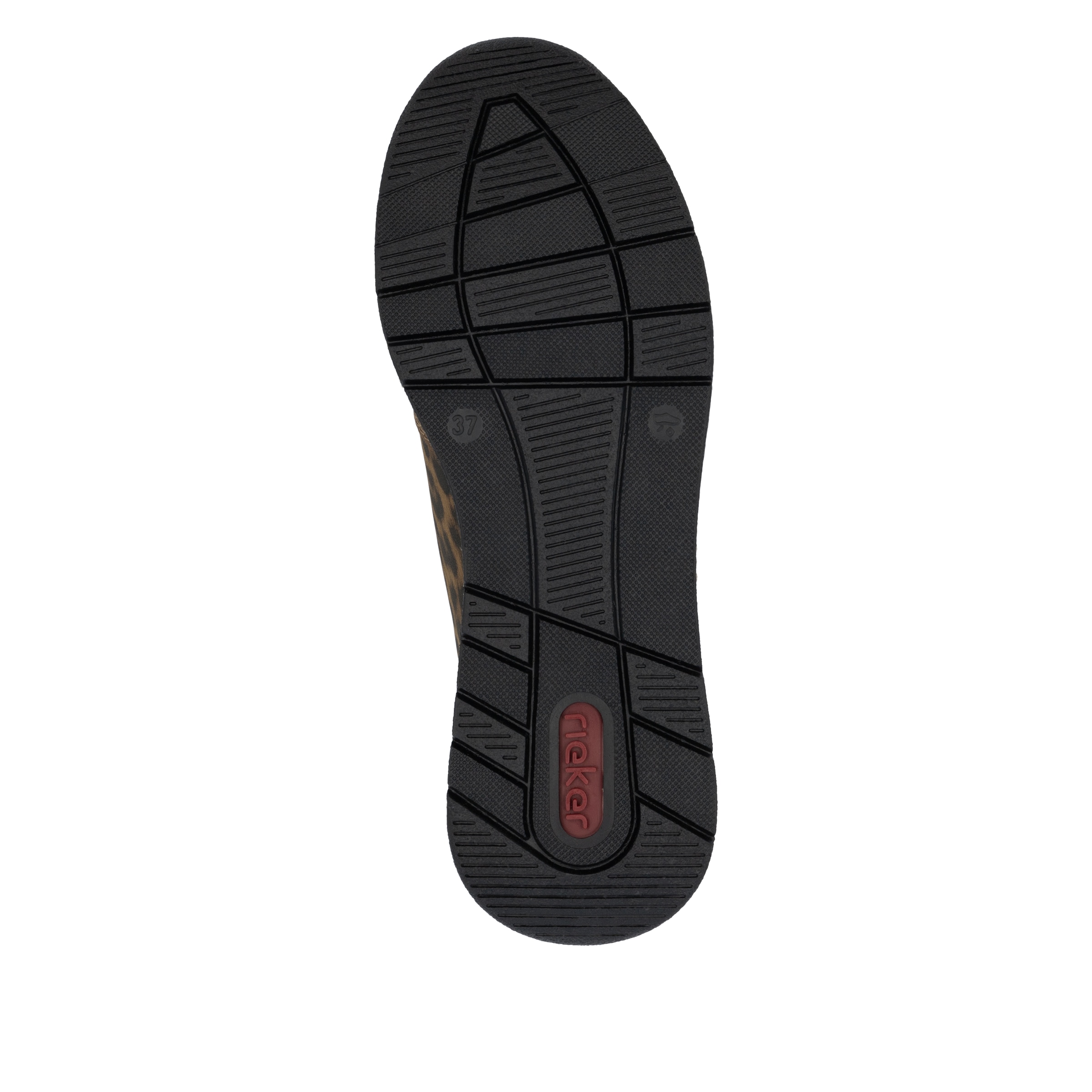 Rieker Sneaker  Freizeitschuh, Schnürschuh, Halbschuh mit modischen Akzenten