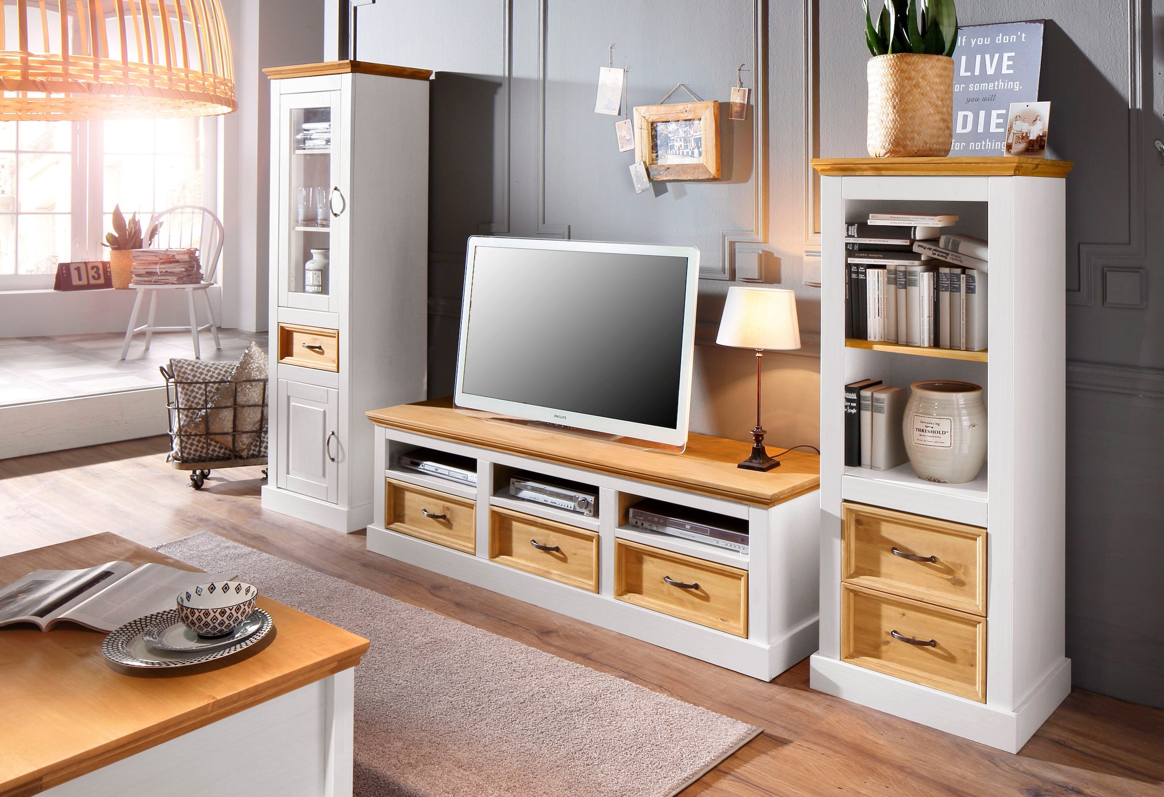 Home affaire Lowboard »Selma«, TV-Kommode, Breite 170 cm, 3 Schubkästen