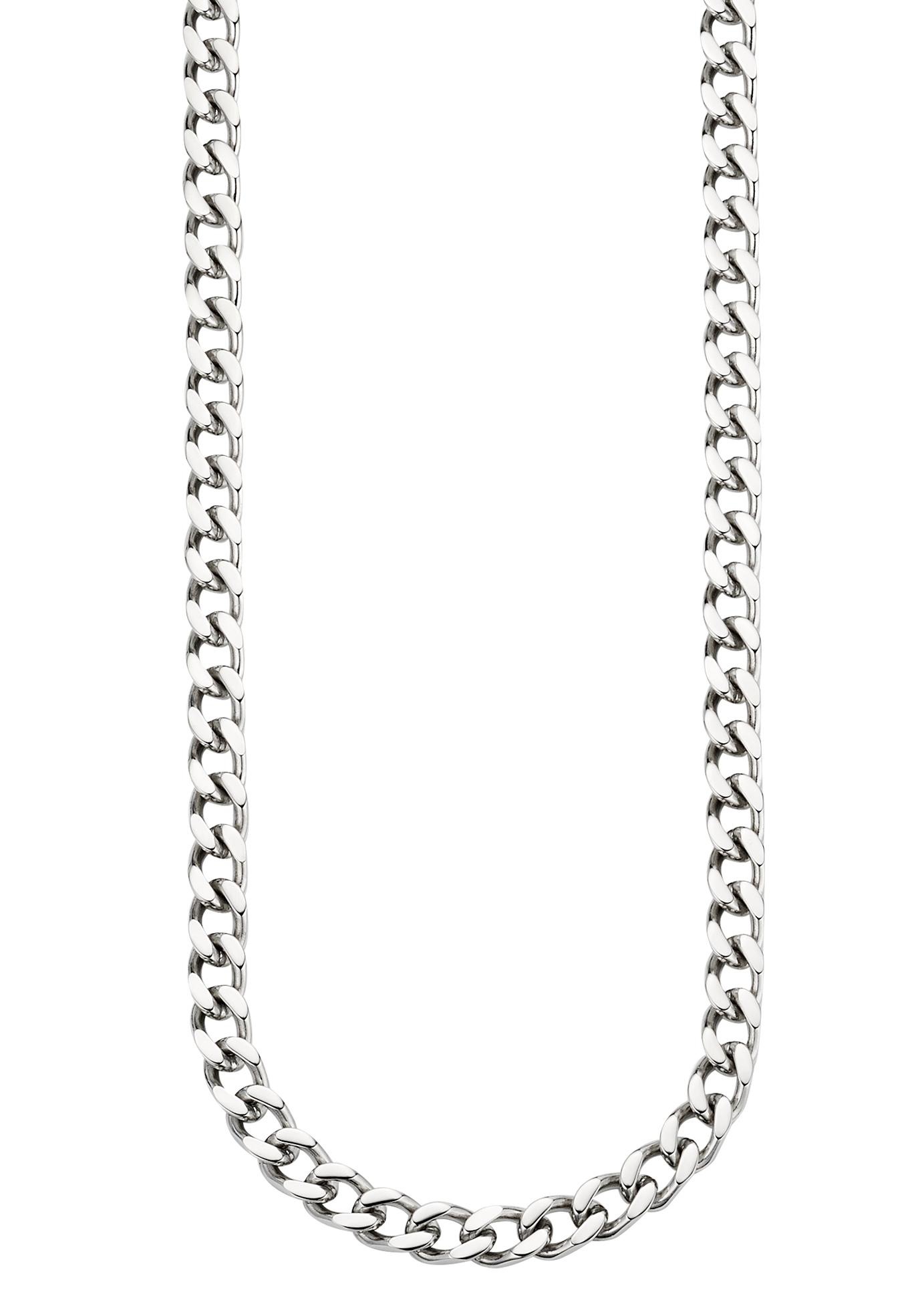 Image of Bruno Banani Edelstahlkette "Schmuck Geschenk Halskette Panzerkette Silber"