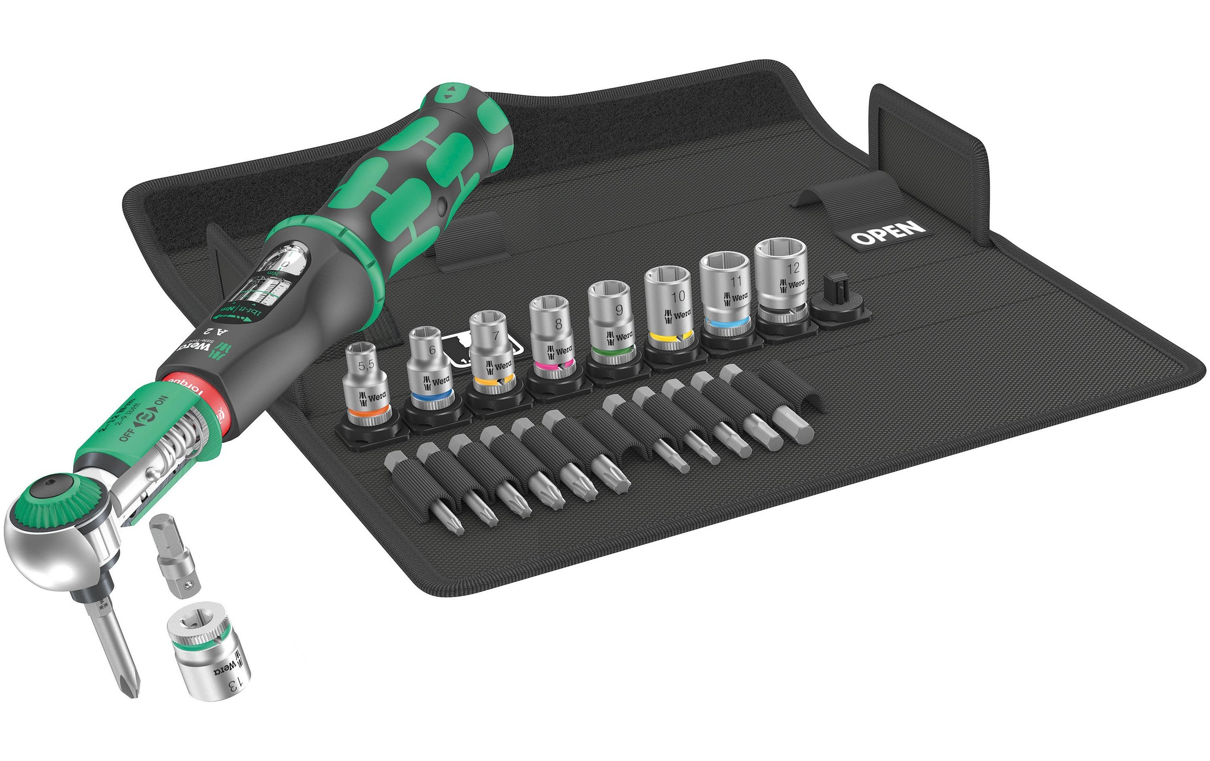 Image of Wera Drehmomentschlüssel "Wera Safe-Torque A2 Set 1 45017 Sechskant" 23 Stk. tlg.