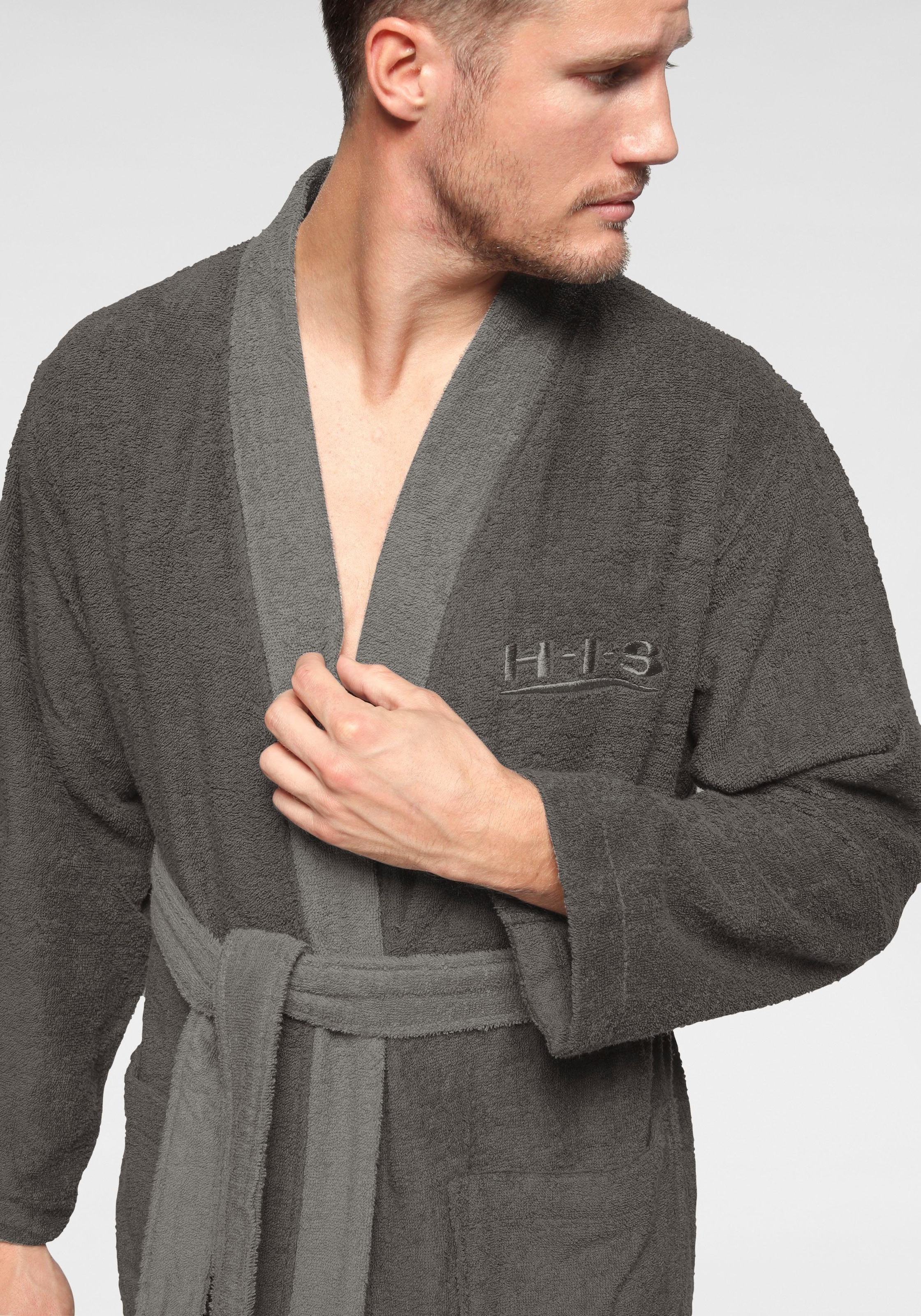 Herren, Damen versandkostenfrei Unisex-Bademantel »Hannes«, lang, St.), H.I.S mit (1 für ♕ S-3XL auf & Taschen,