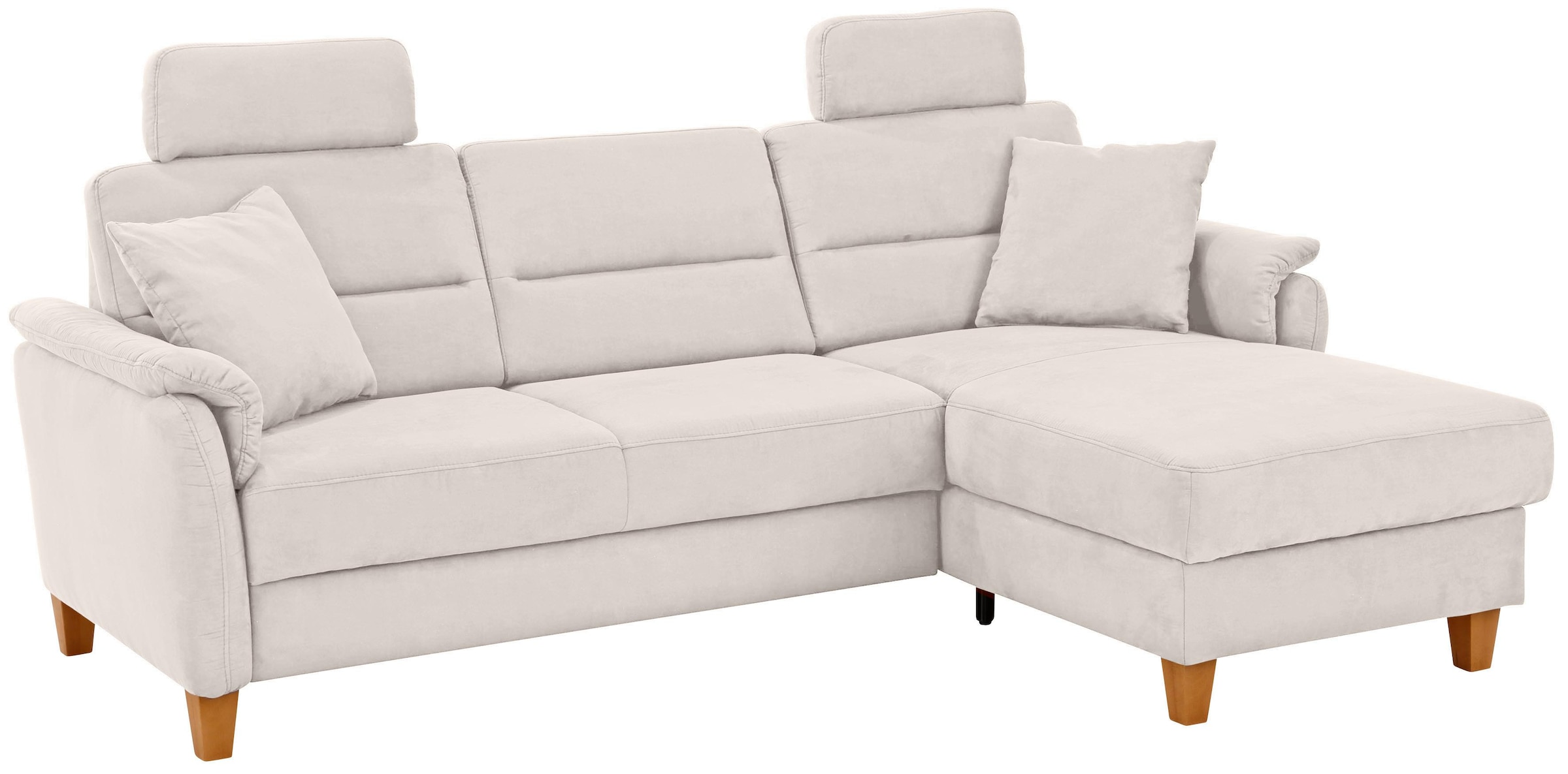 Home affaire Ecksofa »Palmera L-Form, B: 244 cm - OTTO. Verlässliche Qualität.« optional Bettfunktion & Bettkasten, Federkern