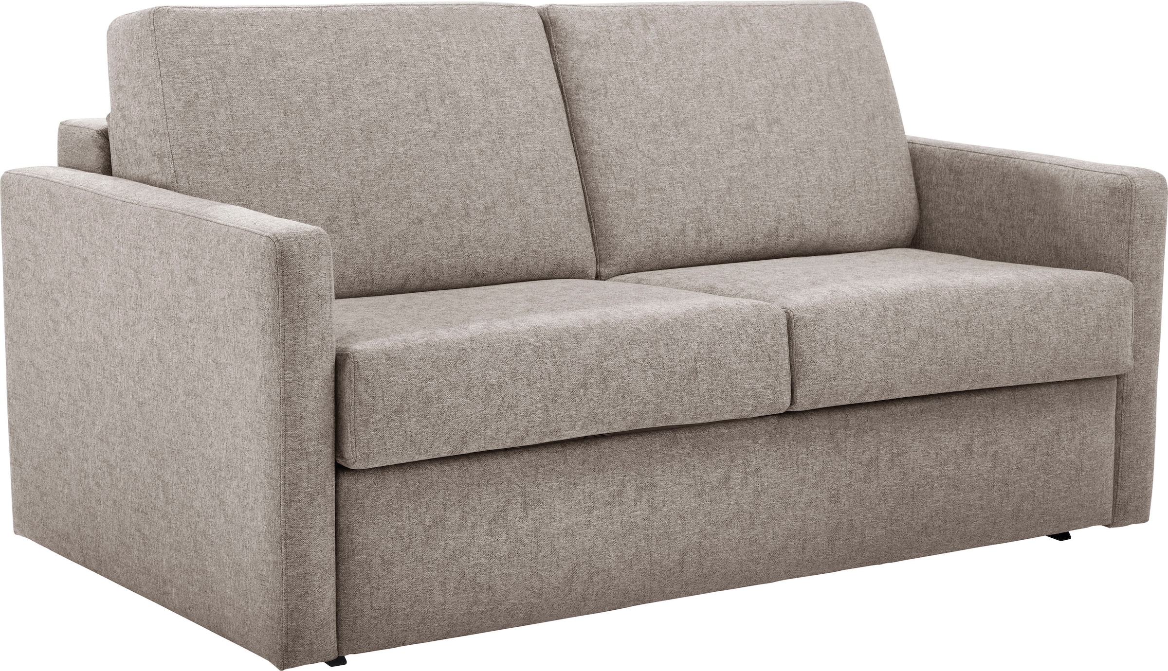 Places of Style Schlafsofa »Goldfarbenpoint 162 cm, Dauerschläfer, Liegefläche 120/200cm,«, 2-Sitzer mit Bettfunktion, Bonell-Federkernmatratze