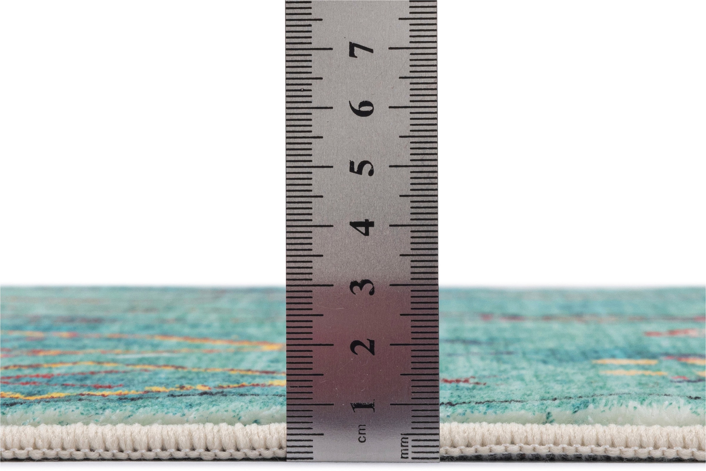 Gino Falcone Badematte »Ariella GF-147«, rutschhemmend beschichtet, fussbodenheizungsgeeignet, Badteppich, bedruckt, modernes Design, Rauten, weich & kuschelig