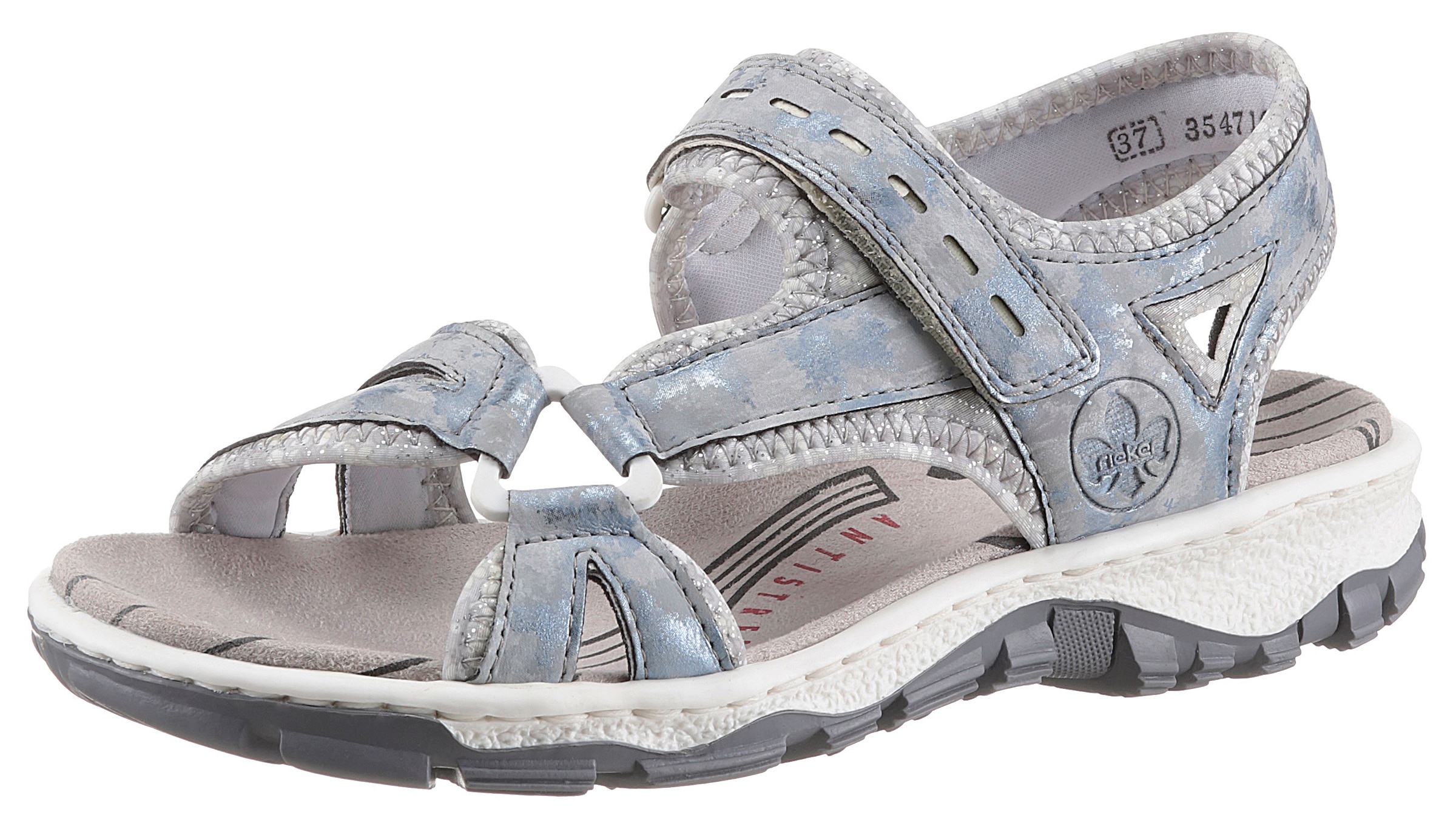 Image of Rieker Riemchensandale Sommerschuh, Sandalette, Outdoorschuh in Trekking-Optik