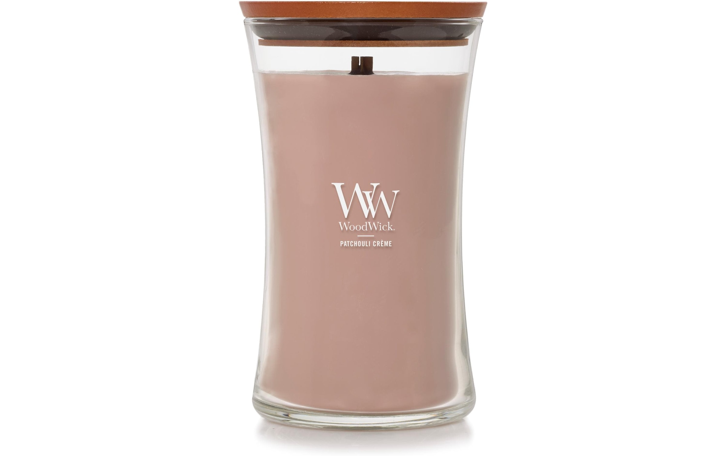 Woodwick Duftkerze »Patchouli Crème Large Jar«