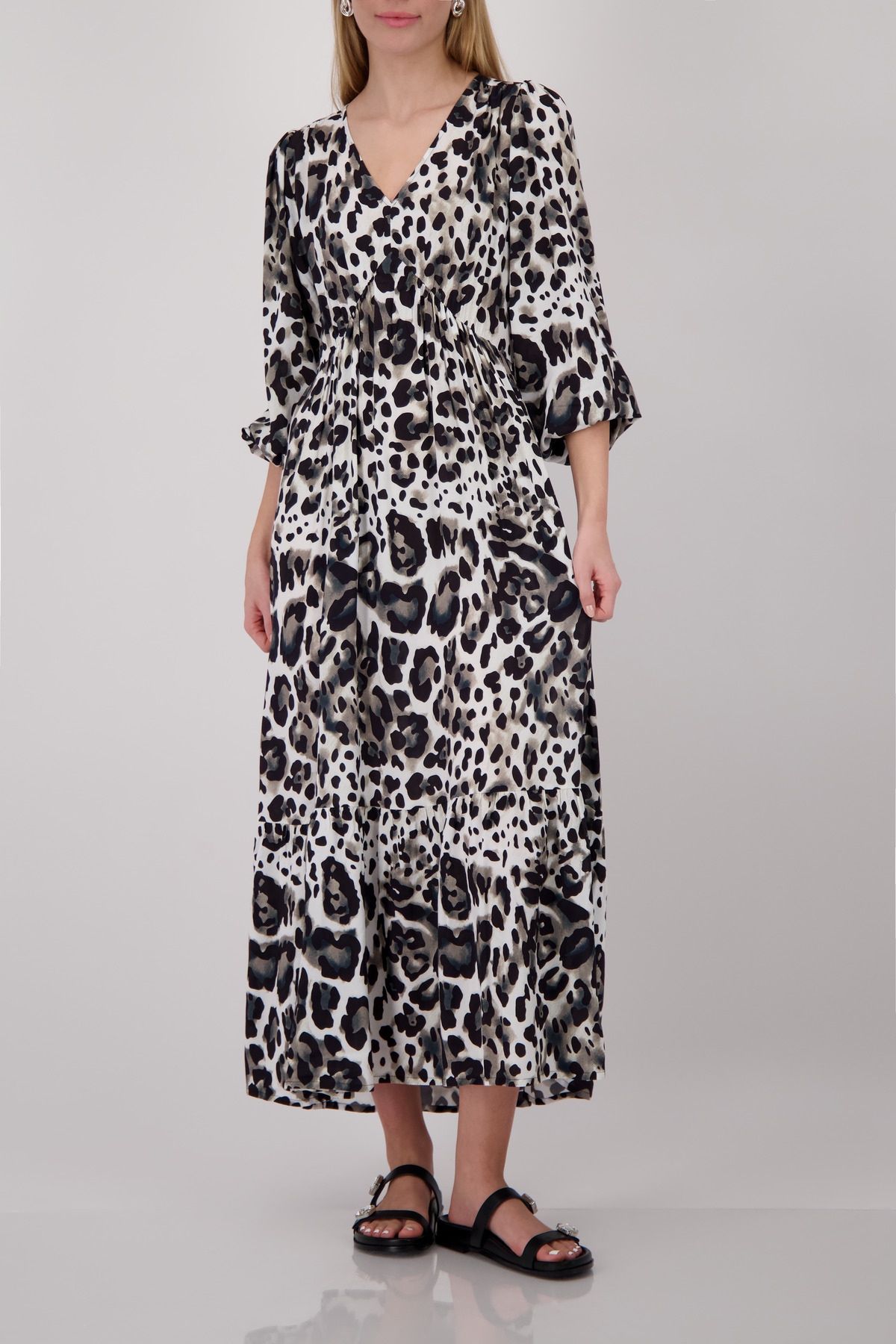 Image of Monari Maxikleid "Kleid Leodruck allover" Ohne Tasche Regular fit mit Leomuster