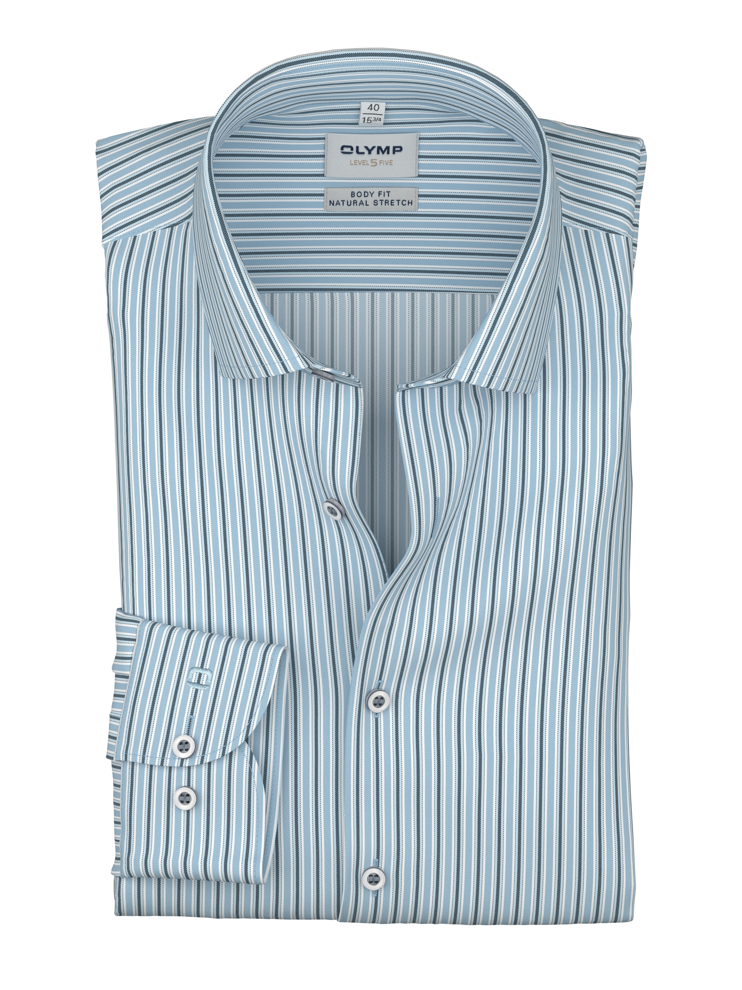 OLYMP Chemise à manches longues »Level 5« Body fit, Kentkragen, Businesshemd