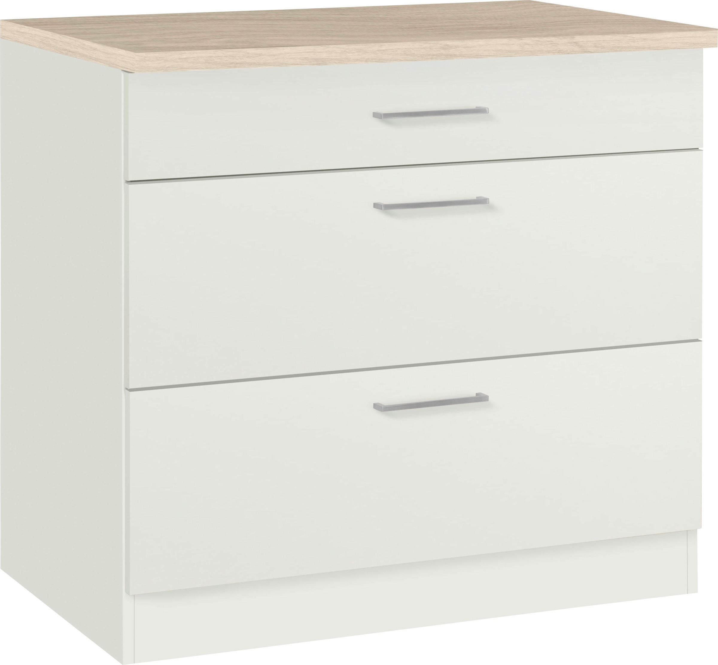 Image of wiho Küchen Unterschrank »Zell«, mit grossen Auszügen, Breite 90 cm bei Ackermann Versand Schweiz