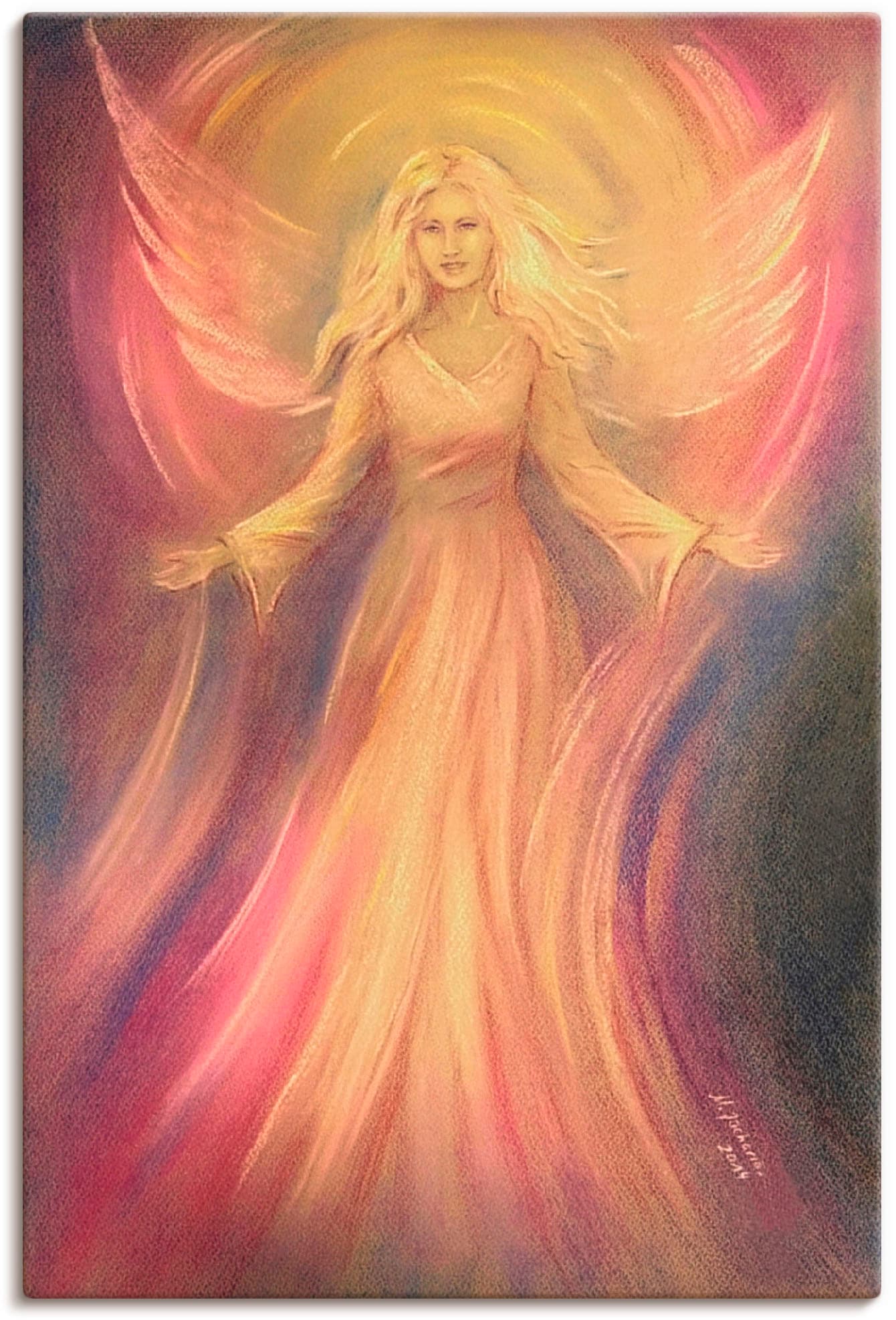 Artland Wandbild »Engel Licht Liebe - Spirituelle Malerei«, Religion, (1 St.),  als Alubild, Leinwandbild, Wandaufkleber oder Poster in versch. Grössen  kaufen