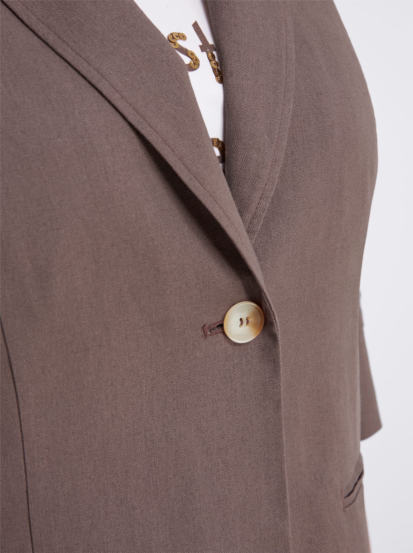Sheego Veste blazer »Leinen-Blazer«