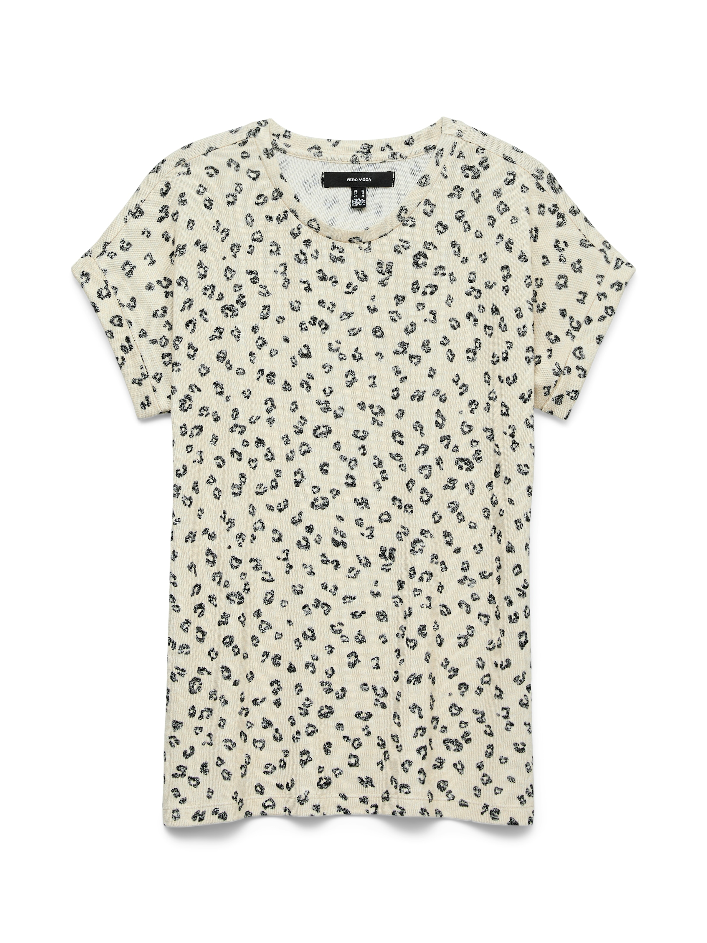 Vero Moda Pull en tricot »VMBRIANNAMIX SS O-NECK PULLOVER BOO« mit Animal-Print