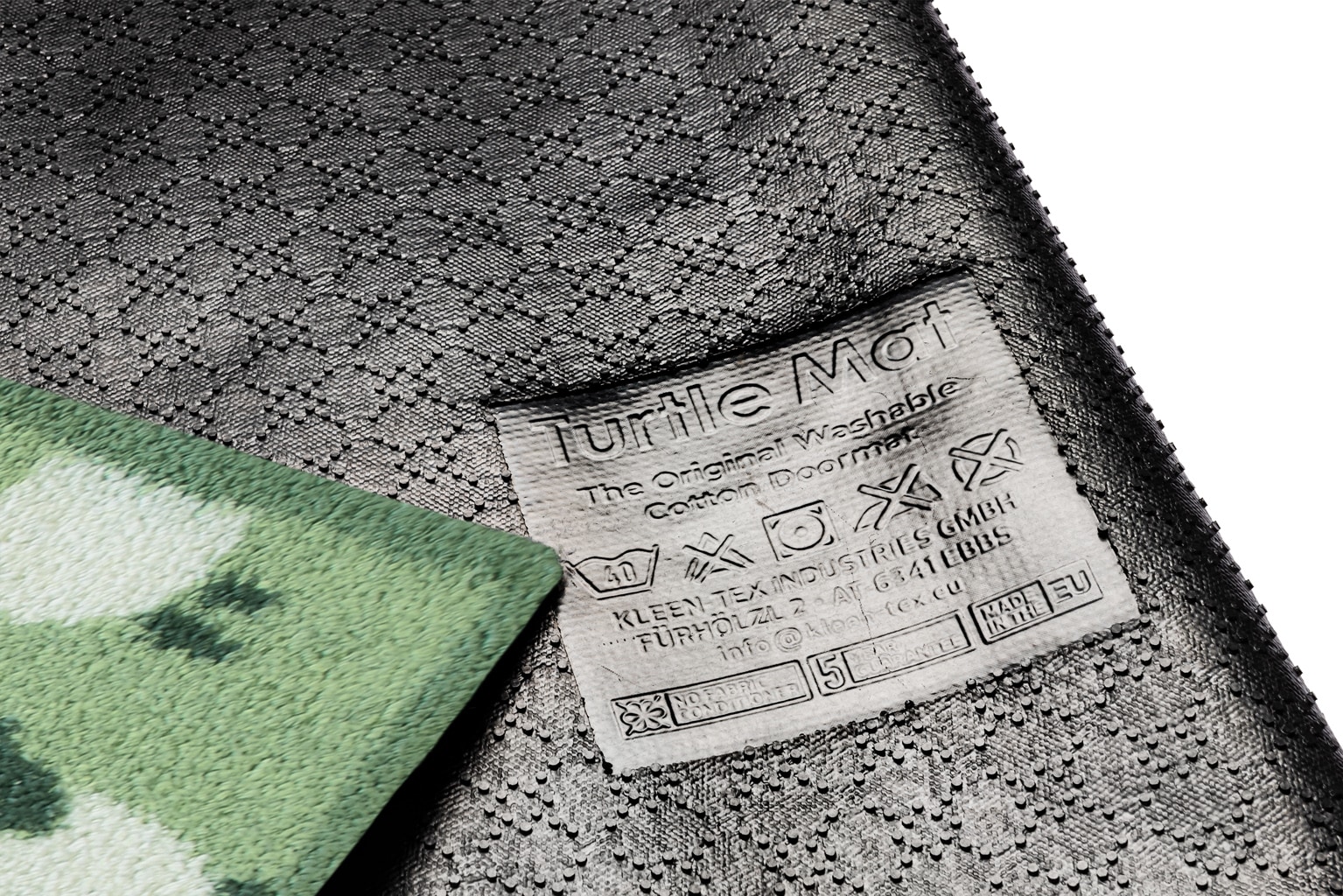Turtle Mat Tapis de sol »Flock Green« Rectangulaire 9 mm Höhe