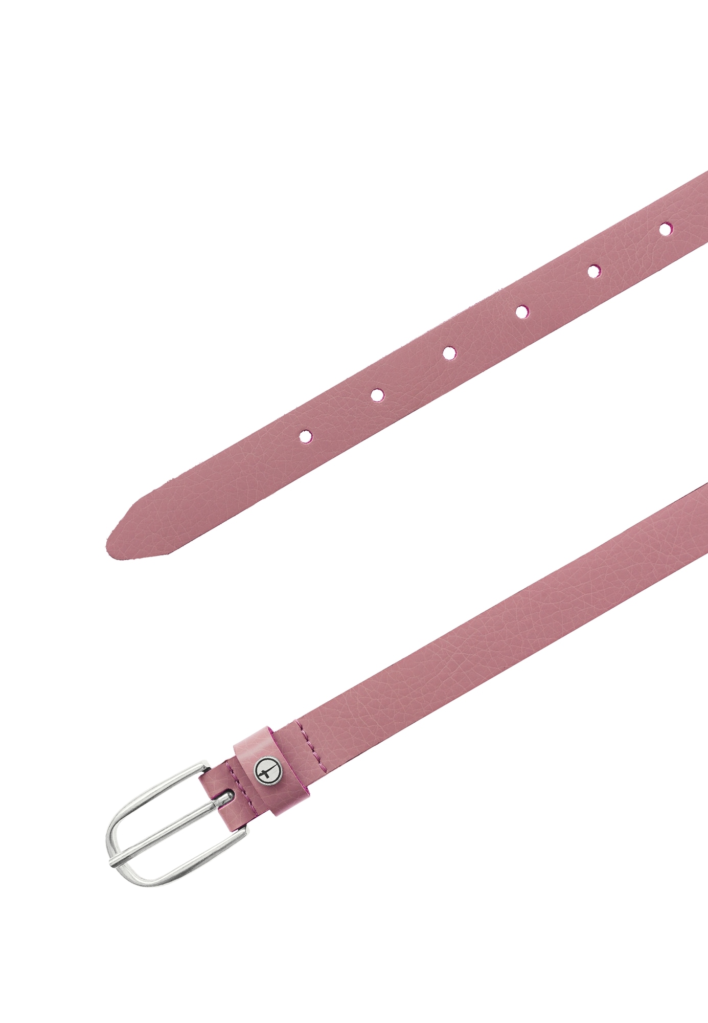 Tamaris Ceinture en cuir »"Cassia Silver"« weiches Rindleder mit leichter Narbung, schmal