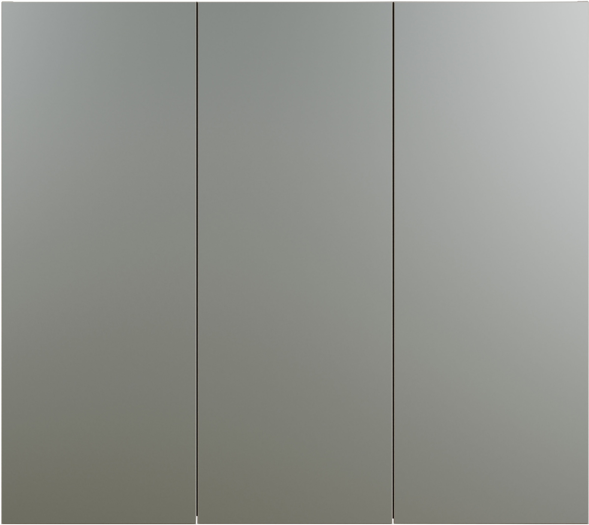 welltime Spiegelschrank »Amrum« 1 Stk. tlg. 3-Türiger Badspiegel mit Stauraum - Masse (B/T/H) 90/20/80 cm