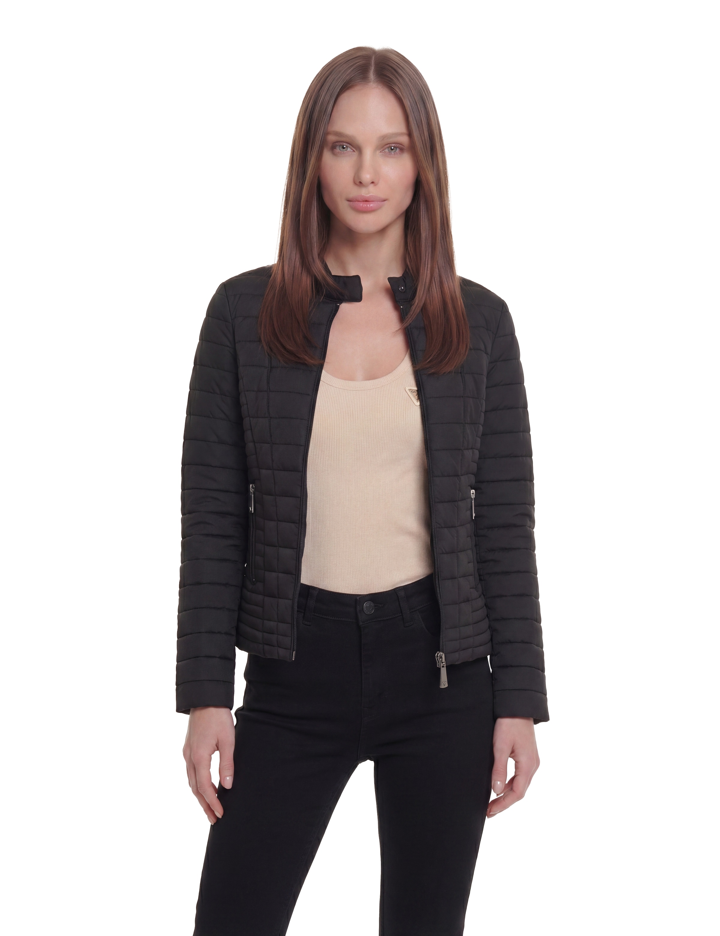 Guess Steppjacke »VONA JACKET« Übergangsjacke mit leichter Wattierung