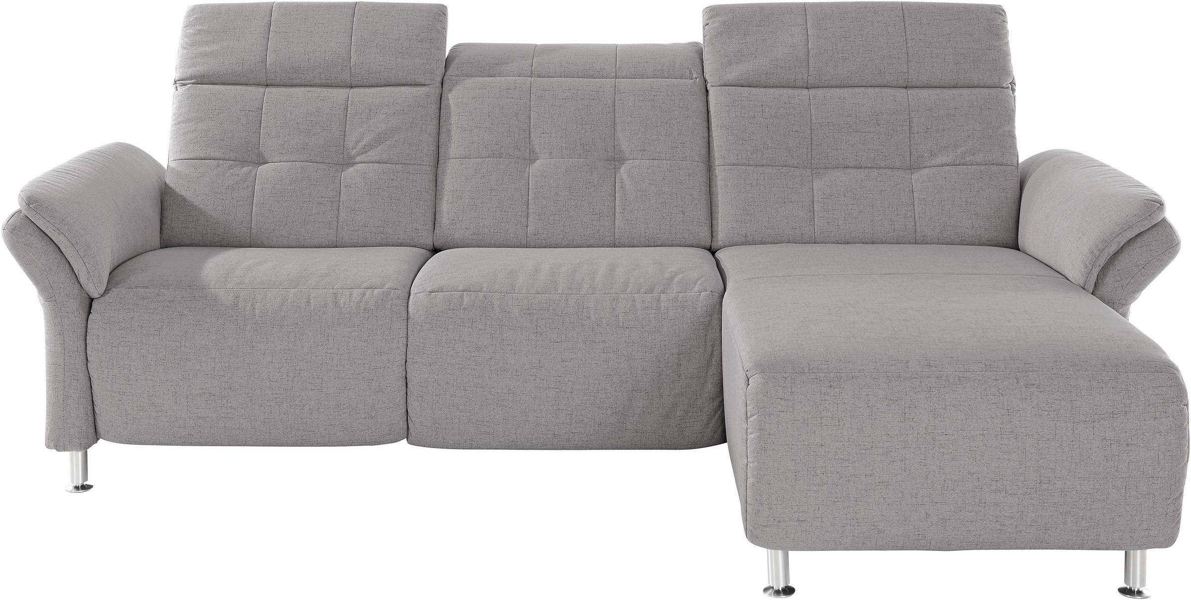 Places of Style Ecksofa »Manhattan L-Form«, 2 Sitze mit elektrischer Relaxfunktion, verstellbare Armlehnen