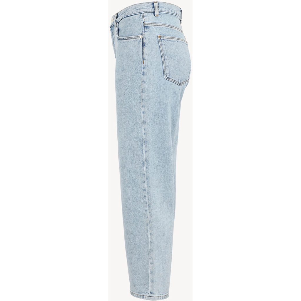 Tamaris Straight-Jeans, mit Logo-Badge - NEUE KOLLEKTION