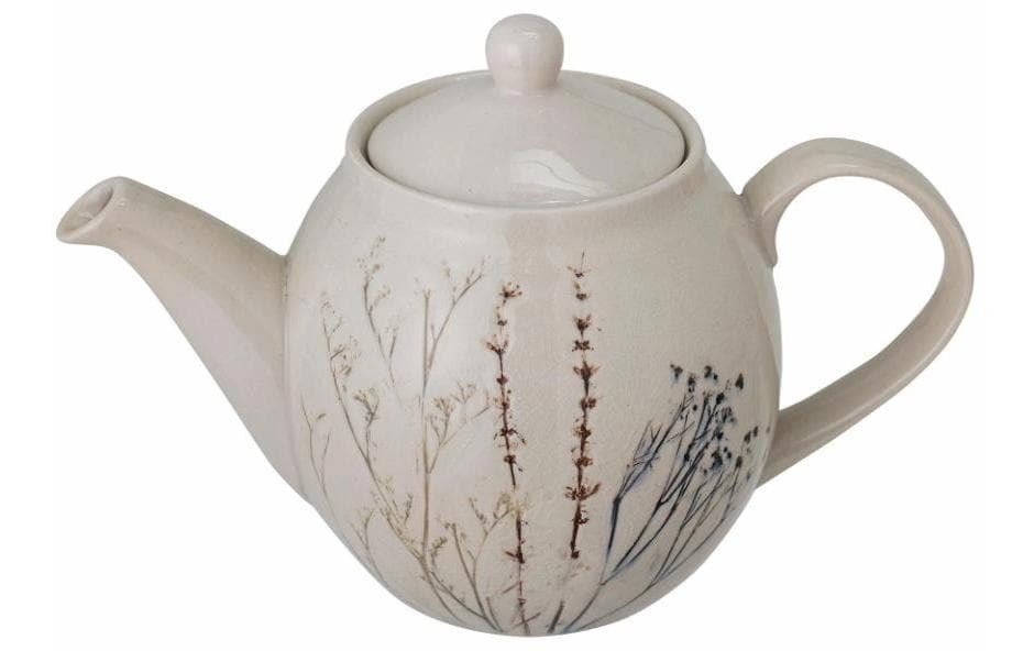 Bloomingville Théière »Bea, Steingut, Natur« 1,2 l