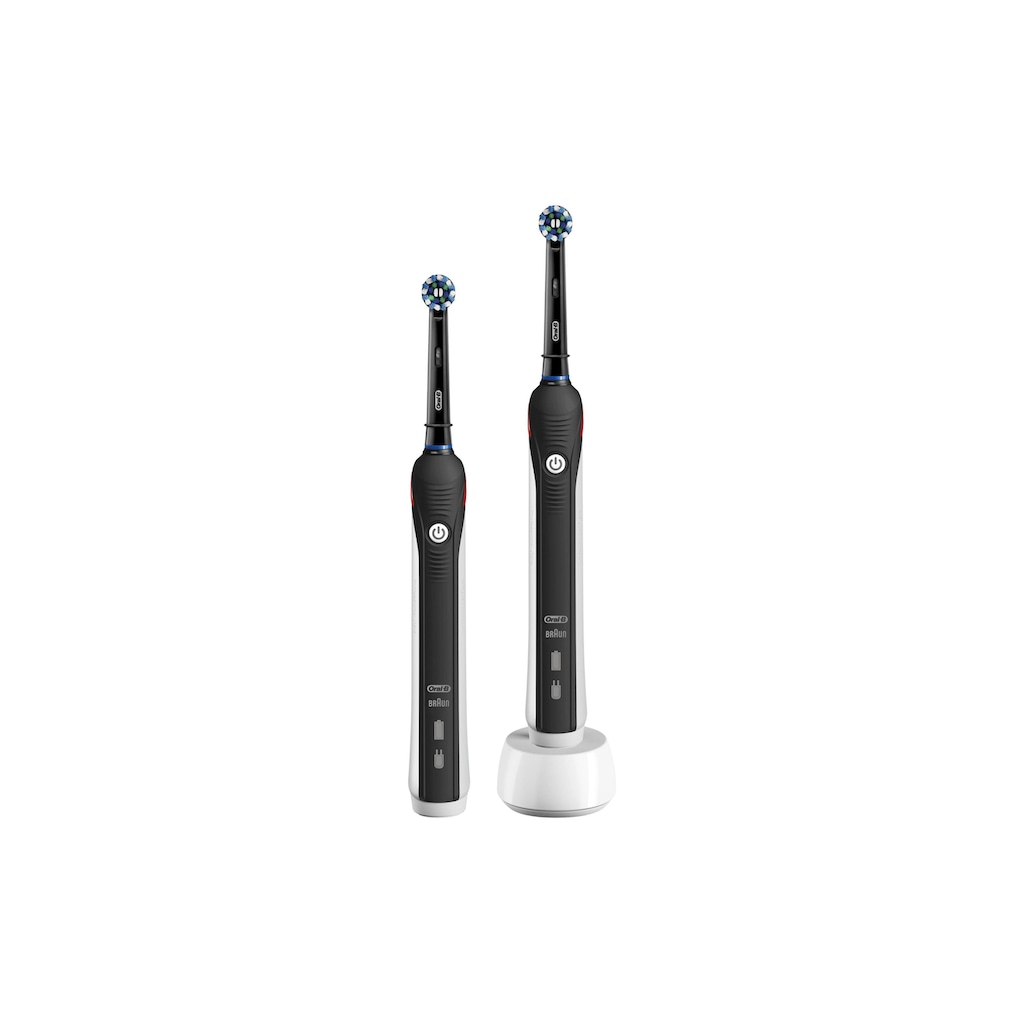 Oral-B Elektrische Zahnbürste »Pro 2 2900 Duo Black-Black Edition«