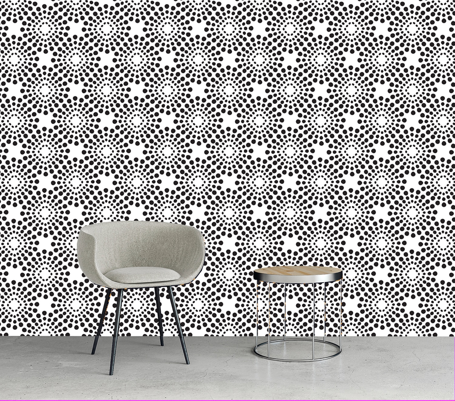 queence Vinyltapete »Tommy« Farbverlauf | abstrakt | bedruckt | gemustert glatt 90x250cm, selbstklebend, kinderleichte Anbringung, , Sticker