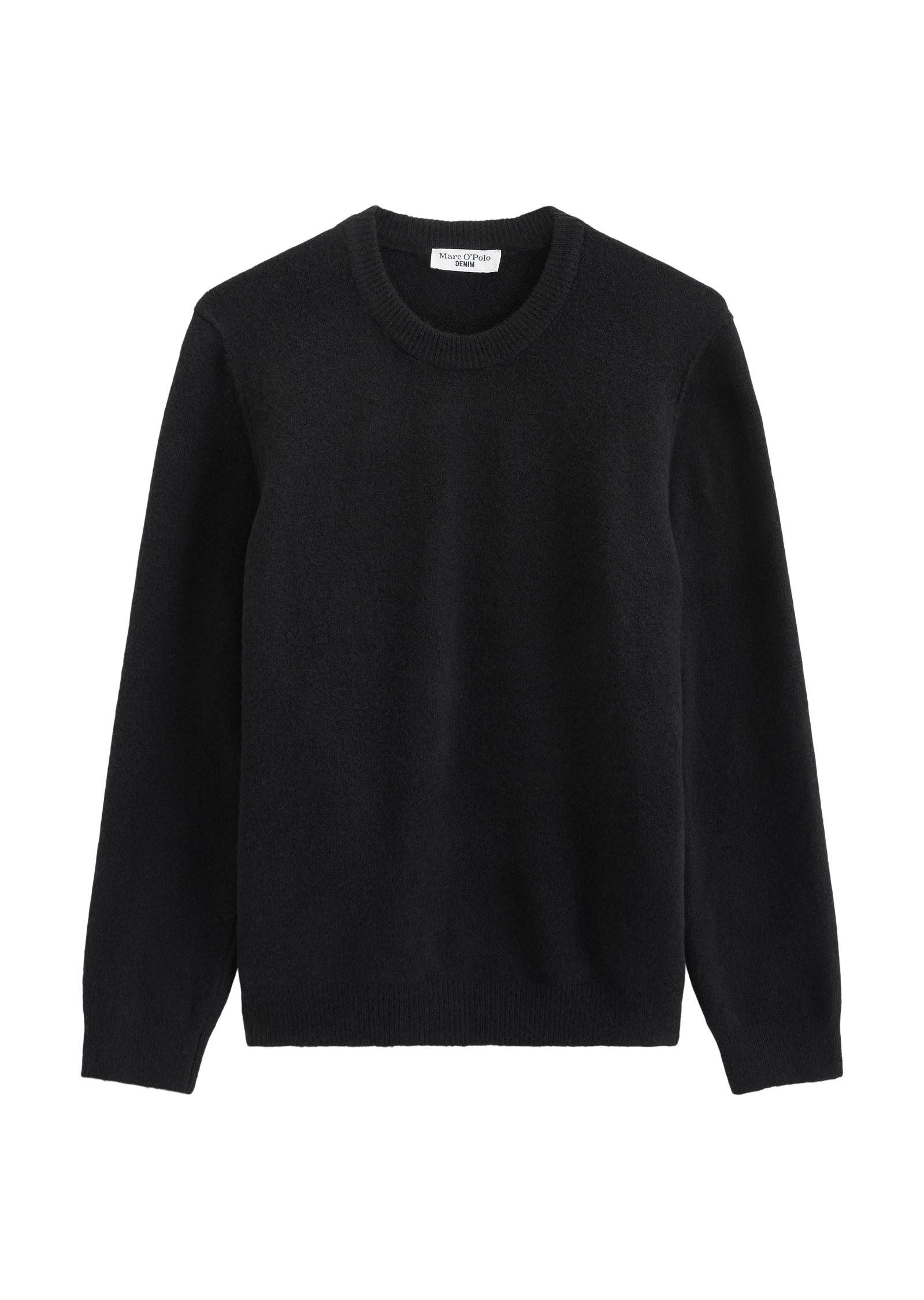 Image of Marc OPolo DENIM Rundhalspullover regular aus weichem Schurwoll-Mix