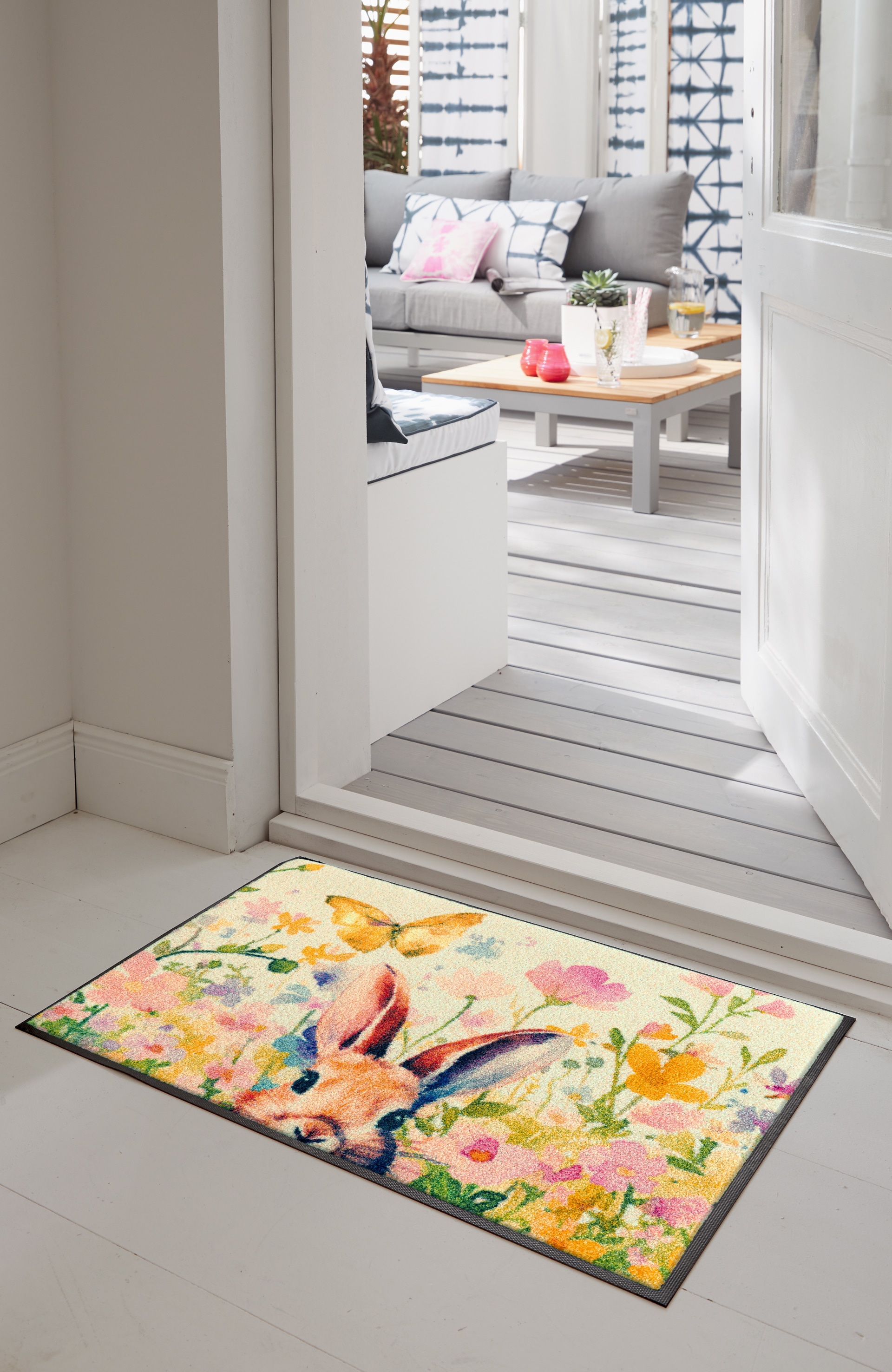 wash+dry by Kleen-Tex Tapis de sol »Felia« Rectangulaire 7 mm Höhe