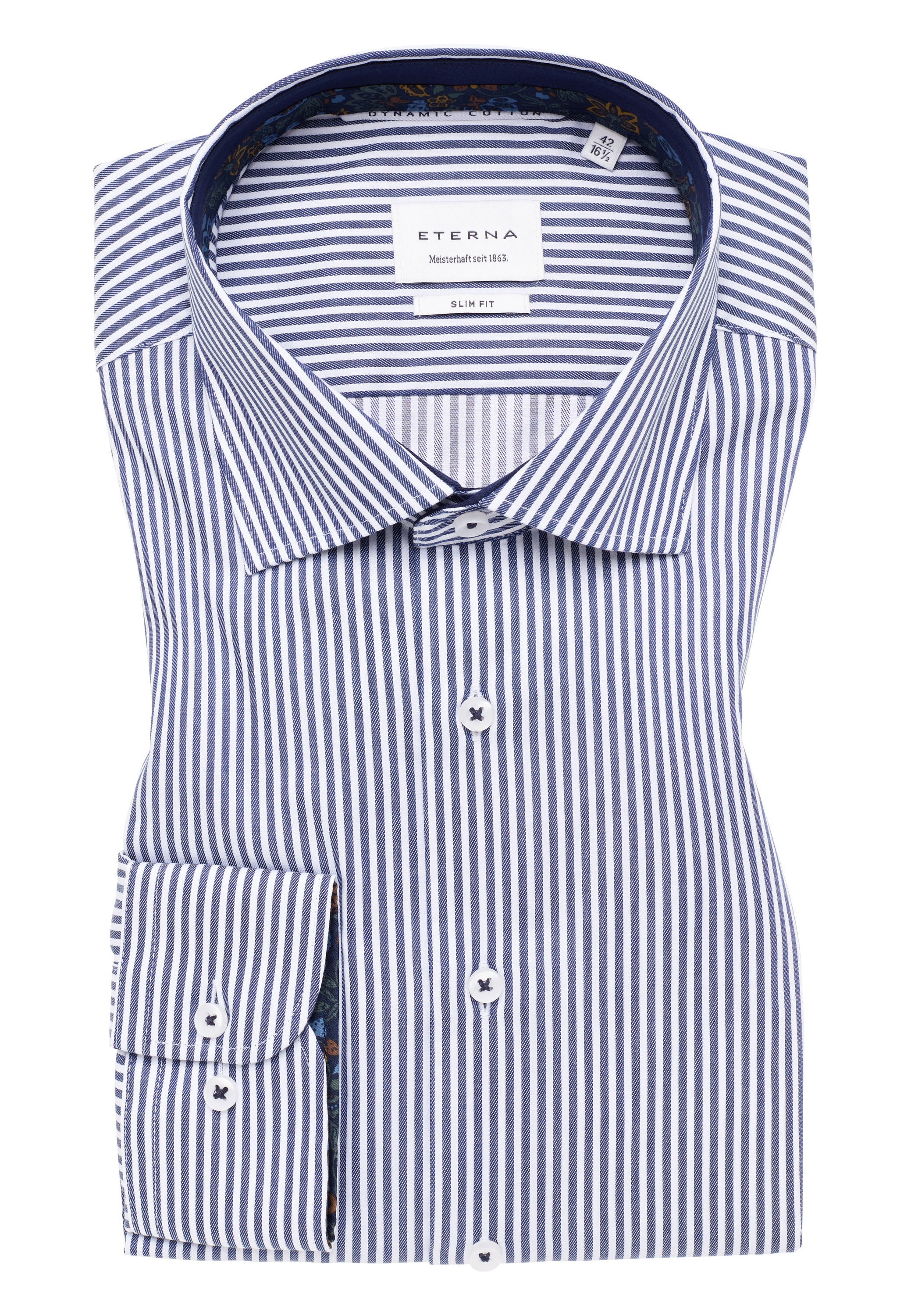 Eterna Langarmhemd »SLIM FIT« NON IRON (bügelfrei)