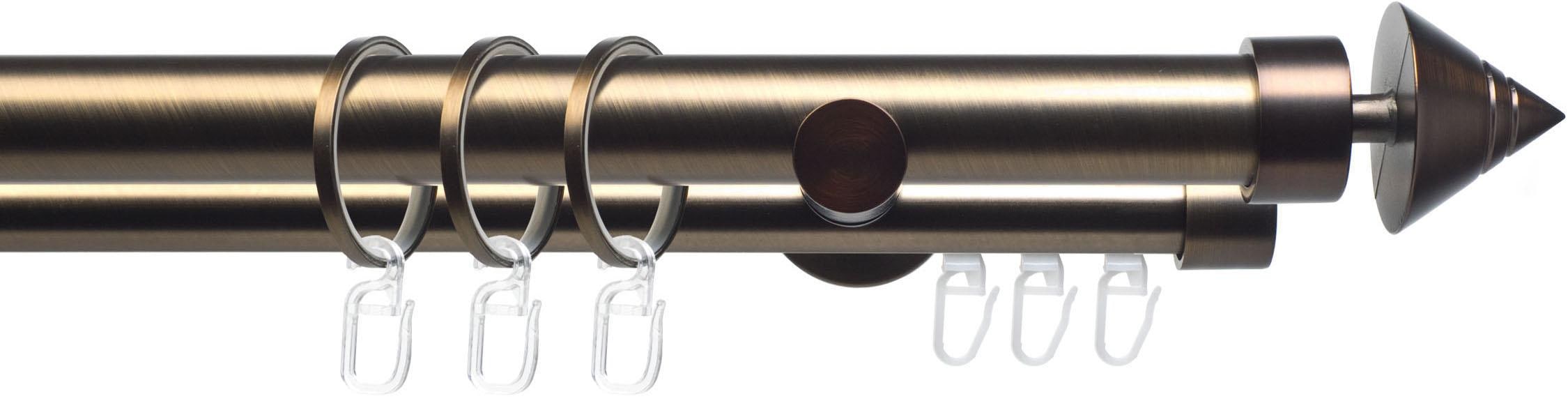 Image of Liedeco Gardinenstange "CELKEGEL02SG2L" Ø 25 mm 2 läufig-läufig Fixmass 2-läufig im Fixmass Ø 25 mm