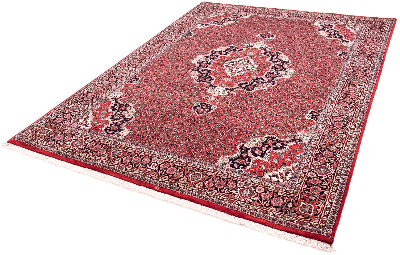Image of morgenland Orientteppich »Perser - Bidjar - 230 x 125 cm - rot«, rechteckig, 15 mm Höhe, Wohnzimmer, Handgeknüpft, Einzelstück mit Zertifikat bei Ackermann Versand Schweiz