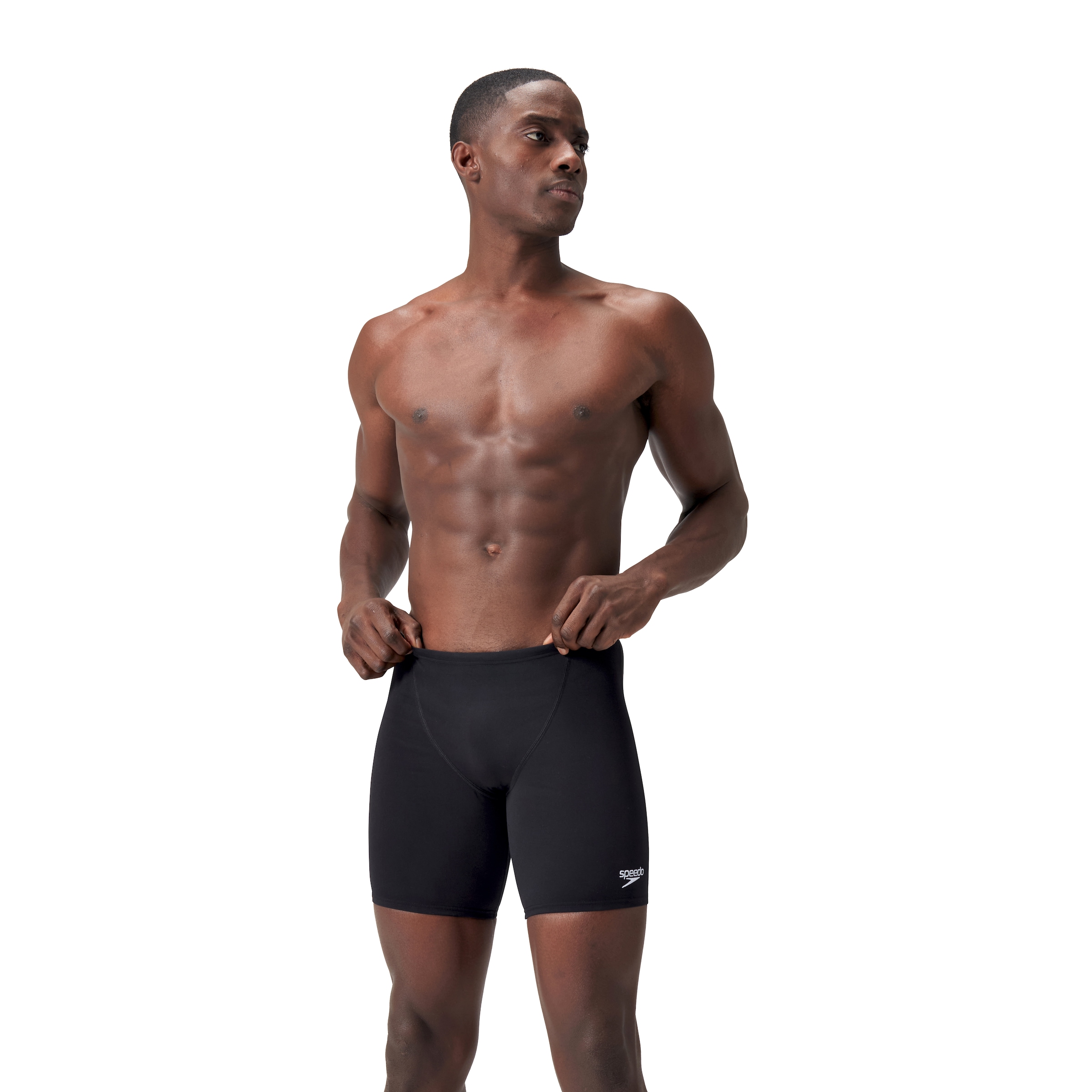 Image of Speedo Badehose mittellange Schwimmhose, mit V-Schnitt, aus Stretch-Material