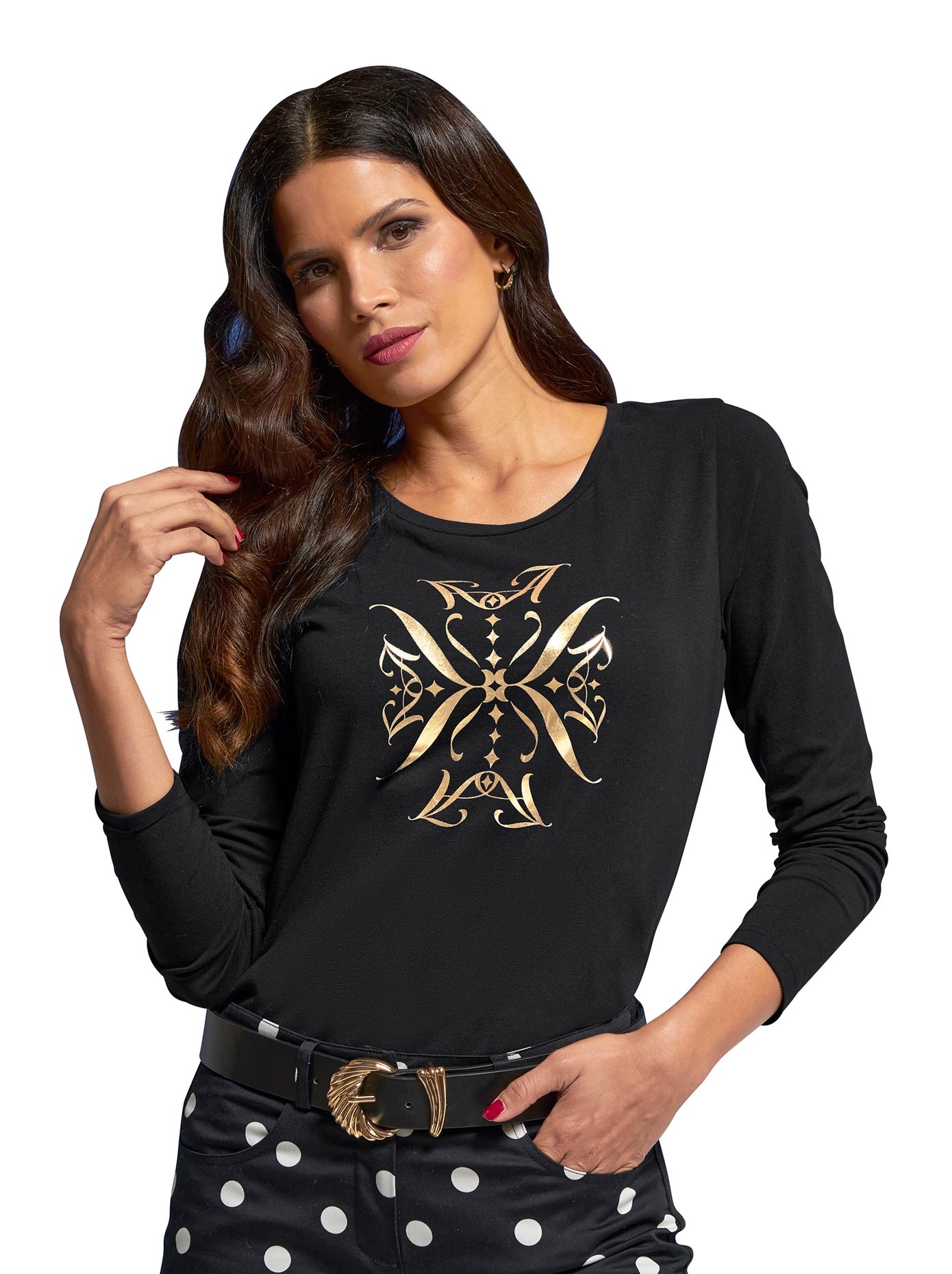 Image of ASHLEY BROOKE by Heine Langarmshirt »Shirt«, (1 tlg.) bei Ackermann Versand Schweiz