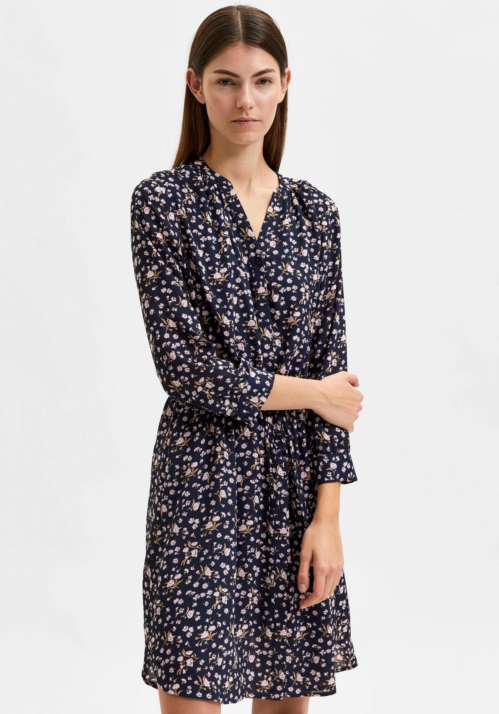 Image of SELECTED FEMME Blusenkleid, mit Alloverprint bei Ackermann Versand Schweiz