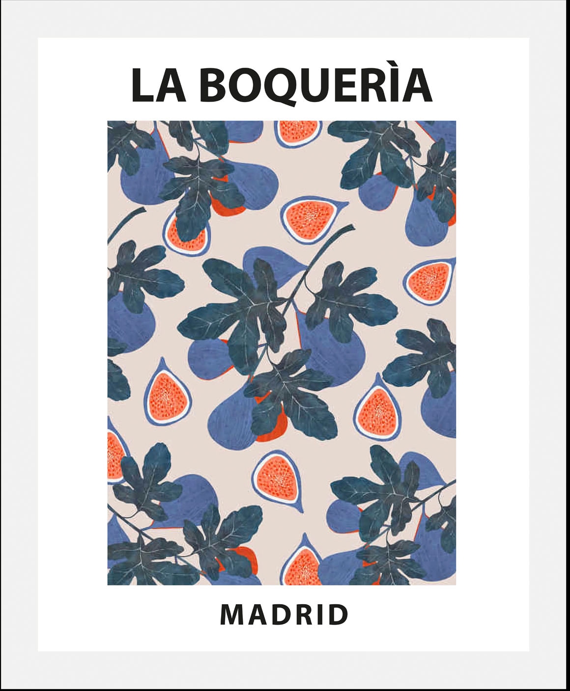 queence Bild »La boquerìa« Blumen | Pflanzen | Pflanzenbilder | Schriftzug | Schriftzüge 1 Stk. tlg. gerahmt