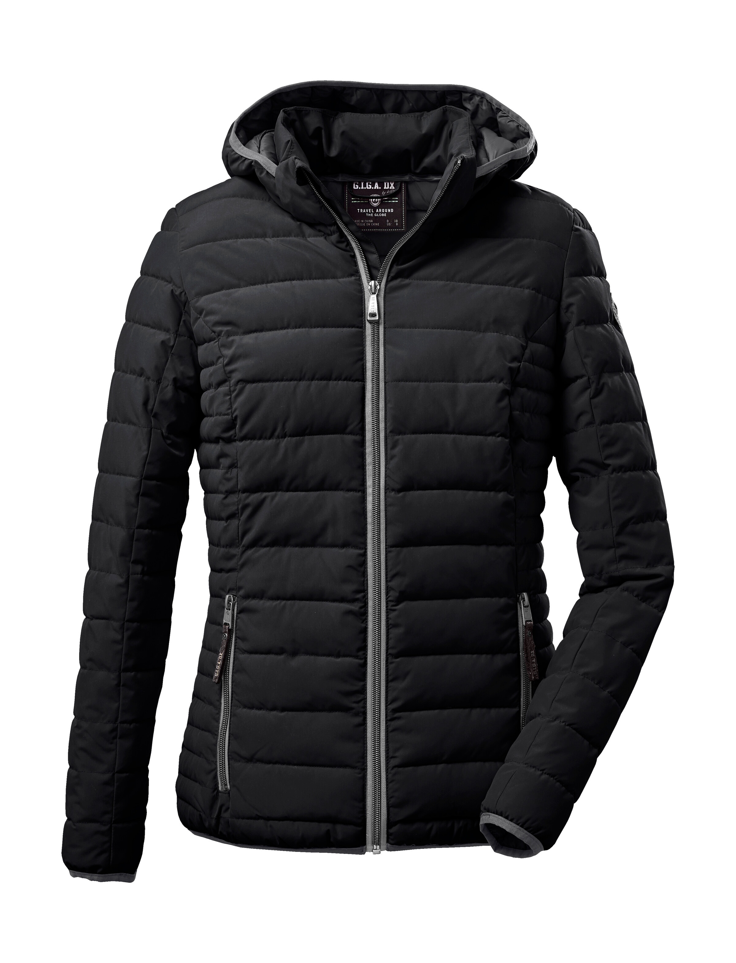 G.I.G.A. DX by killtec Steppjacke »Ventoso WMN Quilted JCKT D«, Leichte Jacke, wind- und wasserabweisend, mit abzippbarer Kapuze