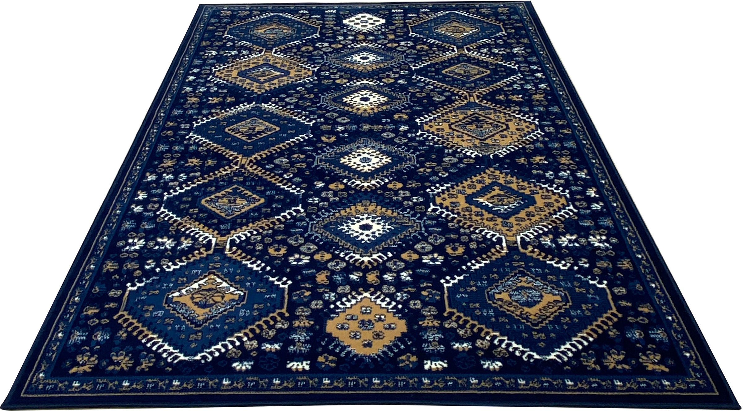 Image of DELAVITA Teppich »Almedina«, rechteckig, 7 mm Höhe, Orient-Dekor, Kurzflor, Weich, Pflegeleicht, Elegant, idealer Teppich für Wohnzimmer, Schlafzimmer, Esszimmer bei Ackermann Versand Schweiz