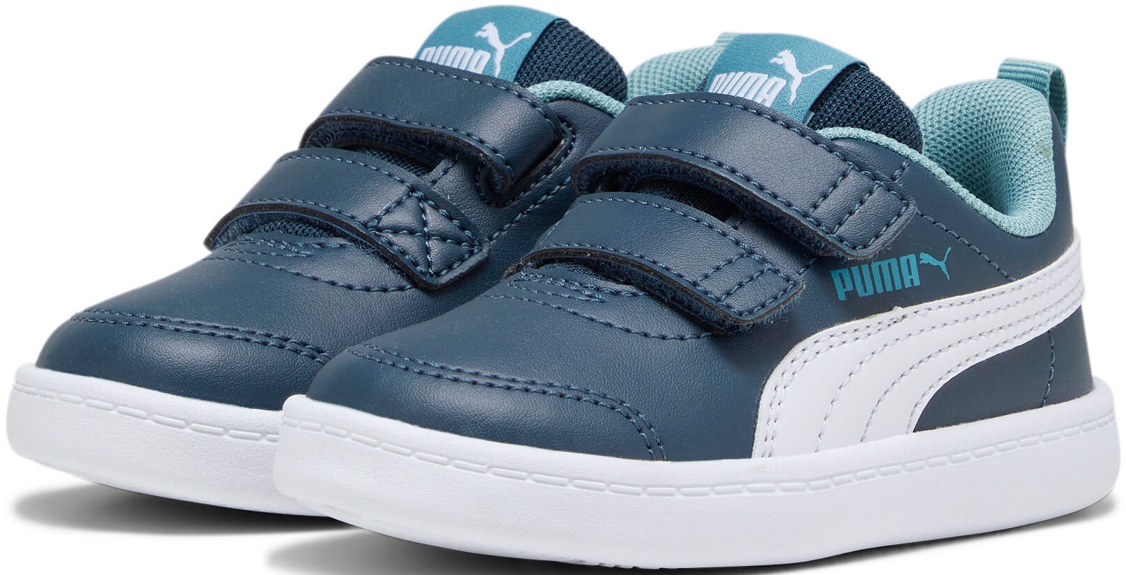 Trendige PUMA Sneaker »COURTFLEX Kleinkinder für Mindestbestellwert V2 shoppen - versandkostenfrei mit V Klettverschluss INF«, ohne