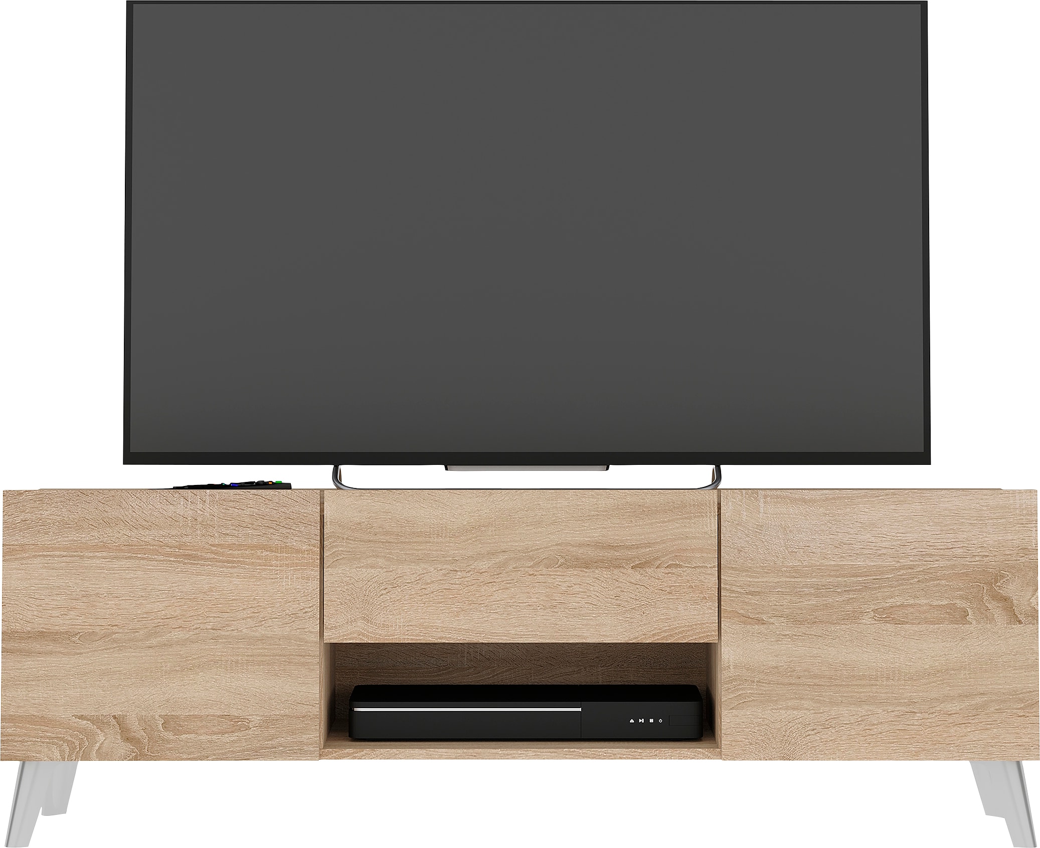 Image of FMD TV-Board "Brighton" Breite 140 cm, mit und ohne Schublade