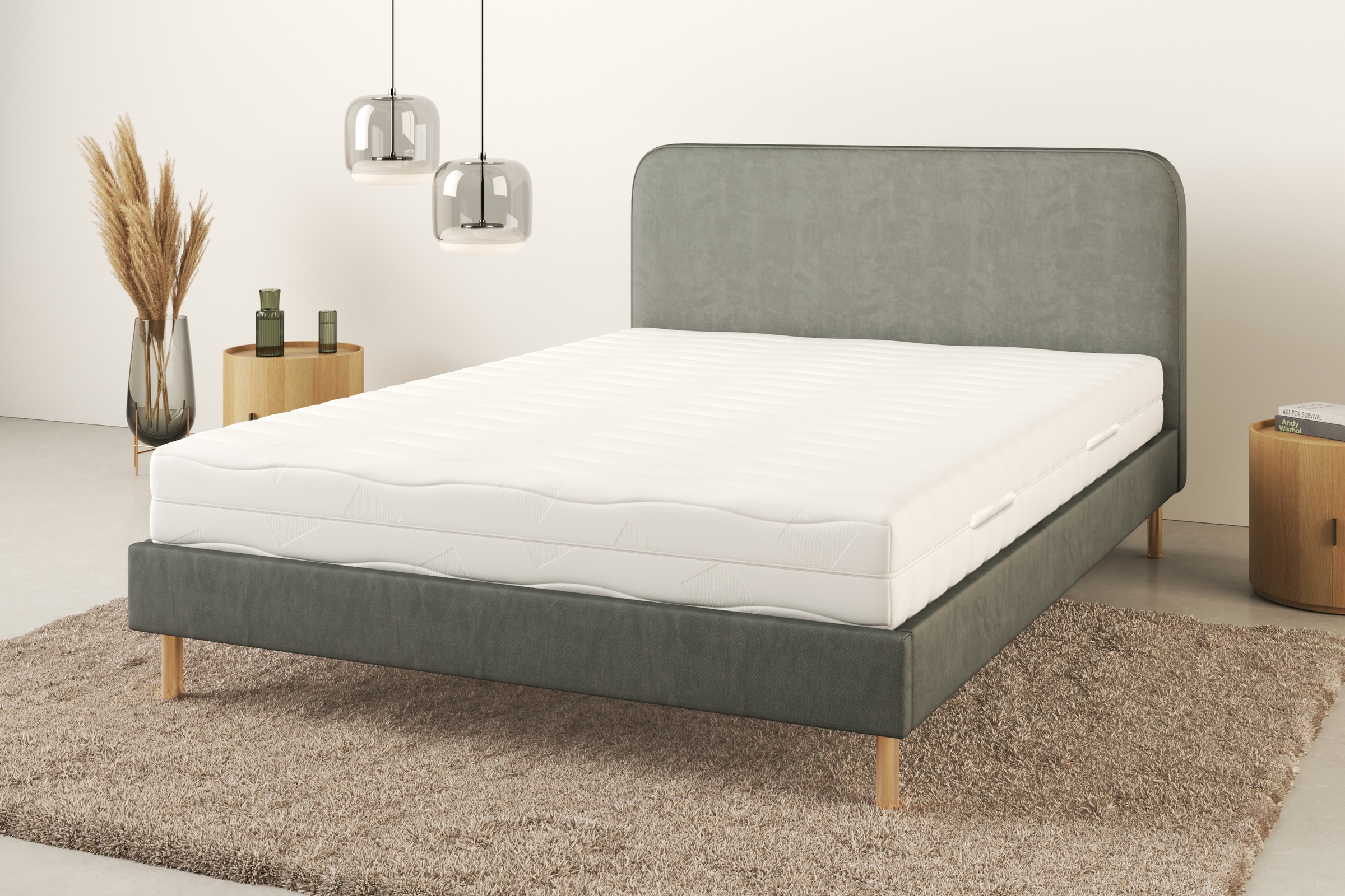 GOODproduct Komfortschaummatratze "Lasse, Matratze 90x200 cm, 140x200 cm & weitere Grössen, in H2-H4" 22 cm hoch 1 Stk. tlg. Stiftung Warentest "GUT (2,3)", getestet in 90x200, Härtegrad 4