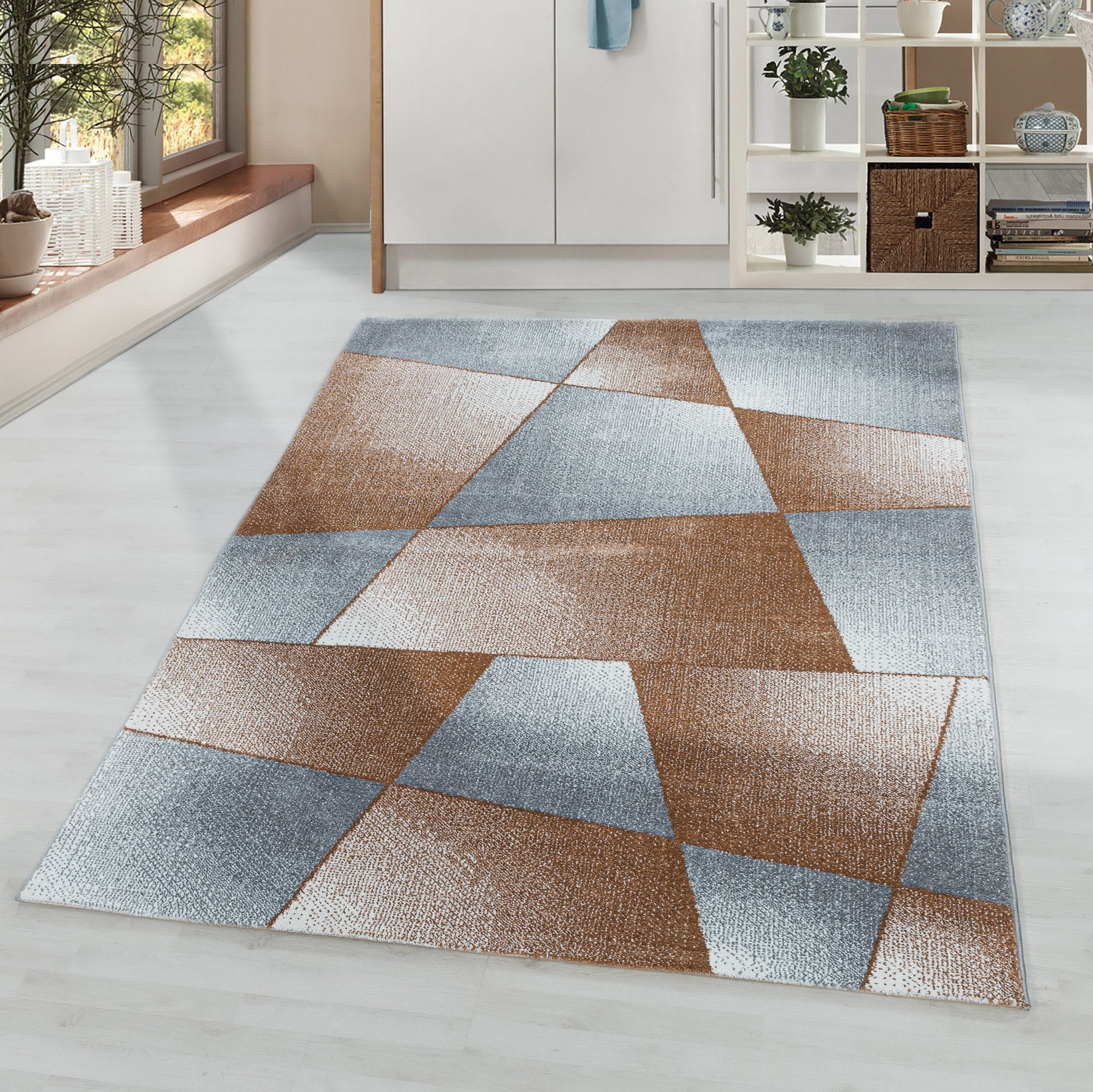 Image of Ayyildiz Teppiche Teppich "RIO 4603" rechteckig 8 mm Höhe Pflegeleicht / Strapazierfähig / Trend Colors/ Wohnzimmer