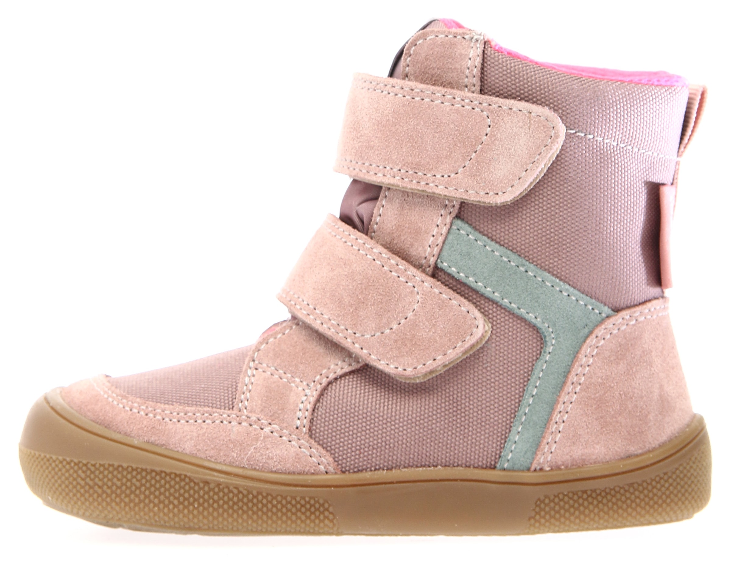 Naturino Bottes d'hiver »BAREFOOT KODDAS VL«  bottes à scratch avec doublure en laine, gabarit de taille à télécharger