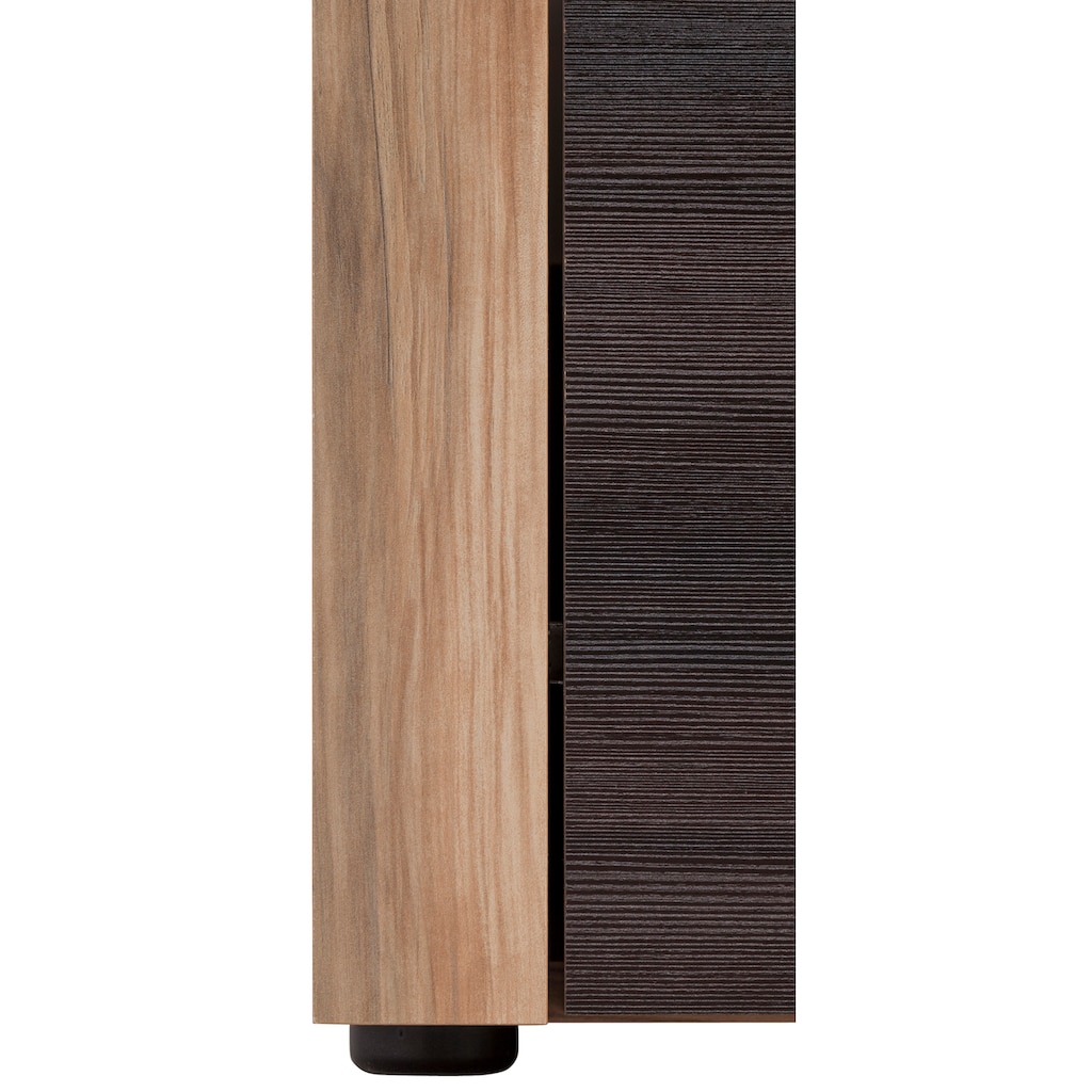 trendteam Waschbeckenunterschrank »Carcassonne«, mit Rahmenoptik in Holztönen, Höhe 56 cm
