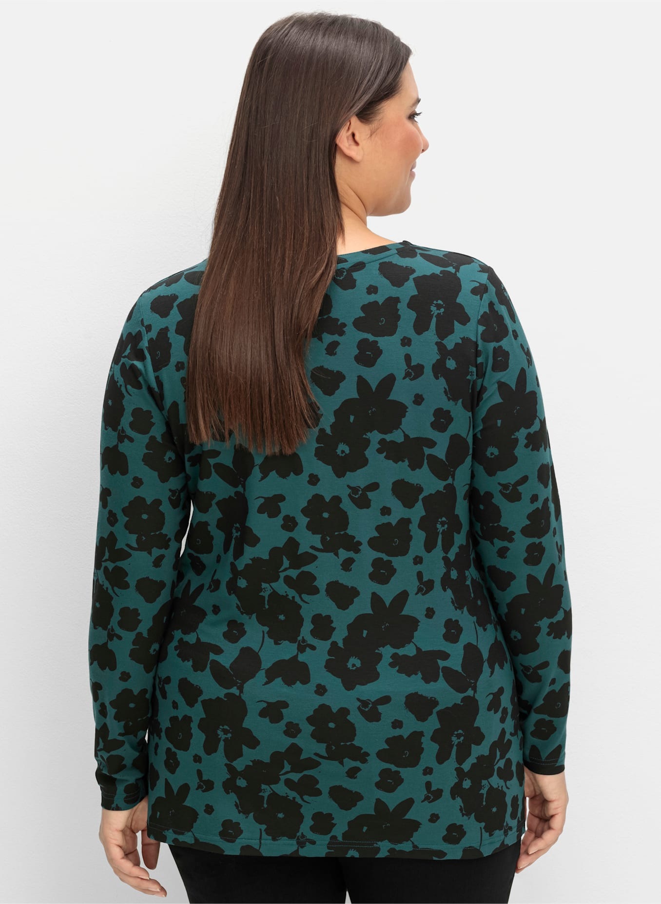 Sheego Langarmshirt »Langarmshirt«, (1 tlg.)