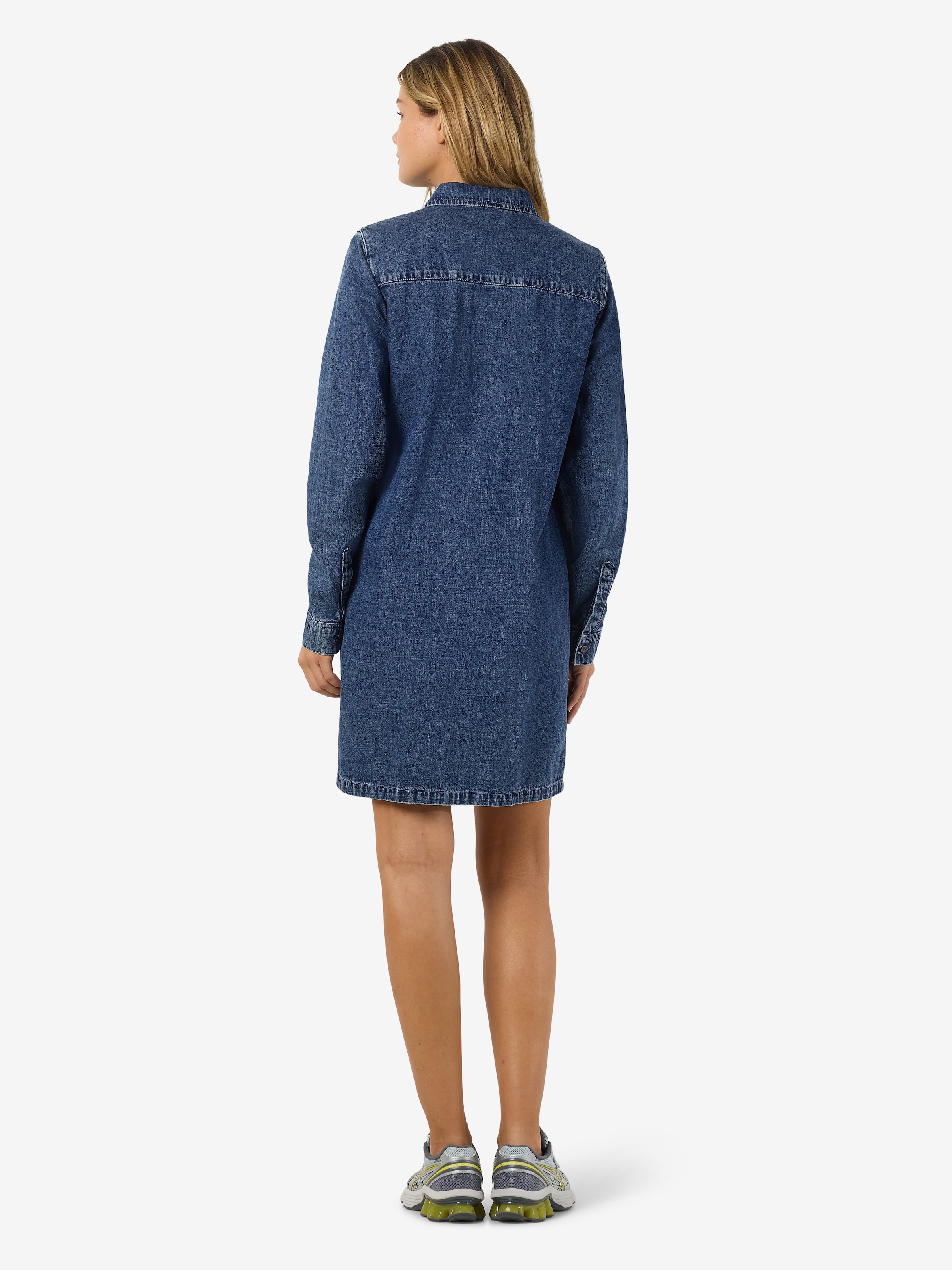 Noisy may Jeanskleid »NMNEW SIGNE L/S DENIM DRESS VI002MB LX« Brusttaschen