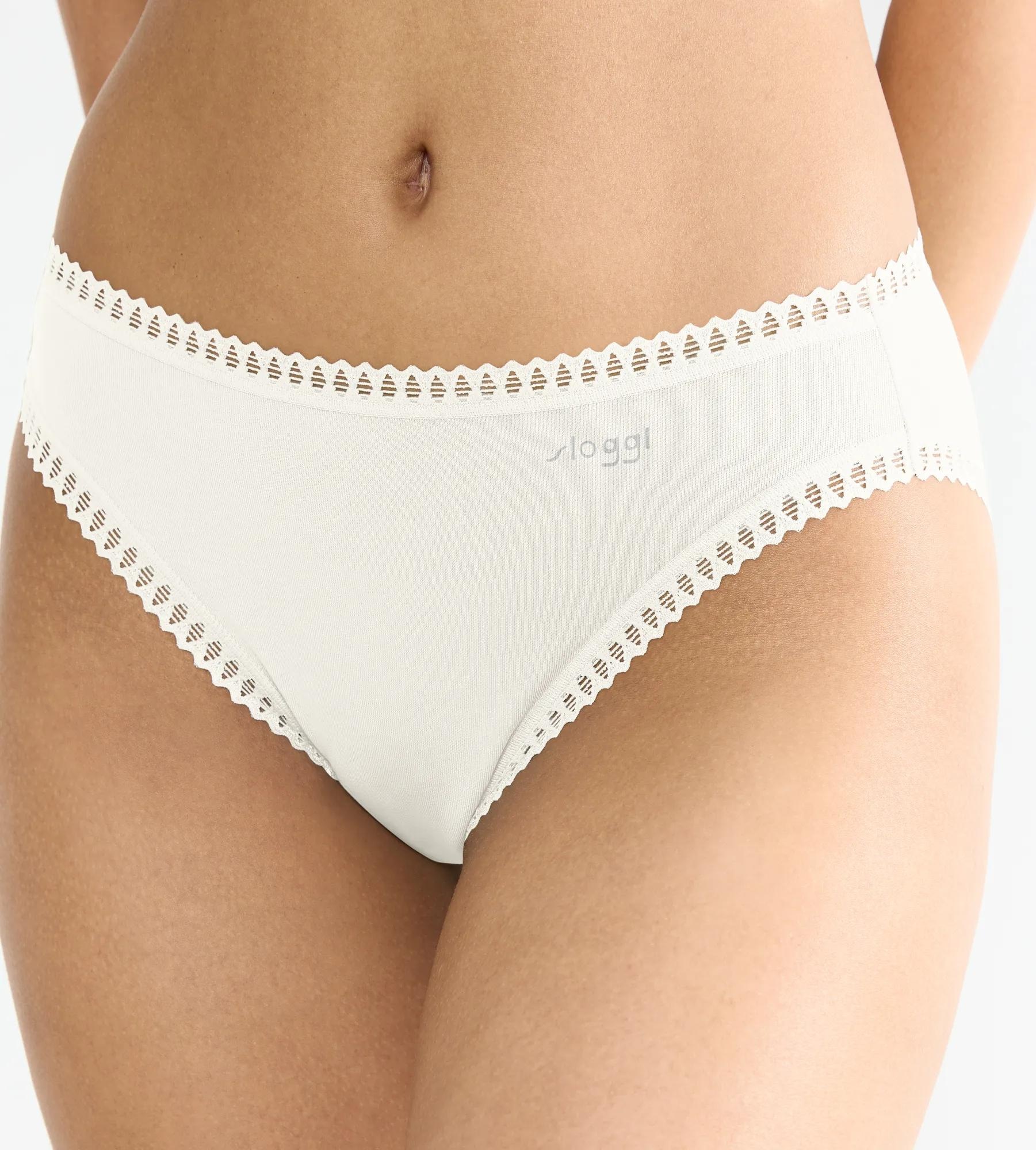 sloggi »GO Crush« avec détails en dentelle, lot multiple, taille haute à la jambe