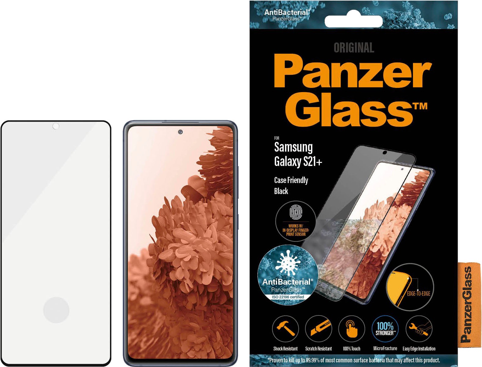 Image of PanzerGlass Displayschutzfolie »7257«, für Galaxy S21+ bei Ackermann Versand Schweiz