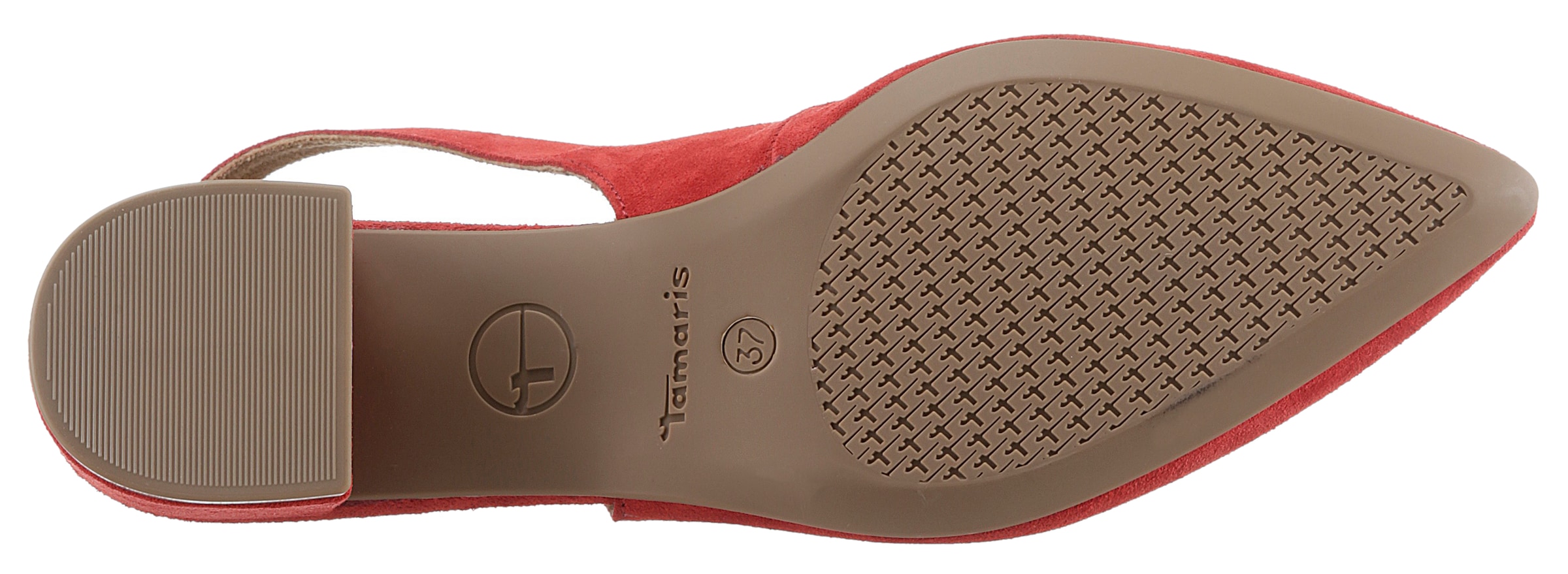 Tamaris Pompes à sling  , Blockabsatz, Abendschuh, Sommerschuh mit verstellbarem Riemchen