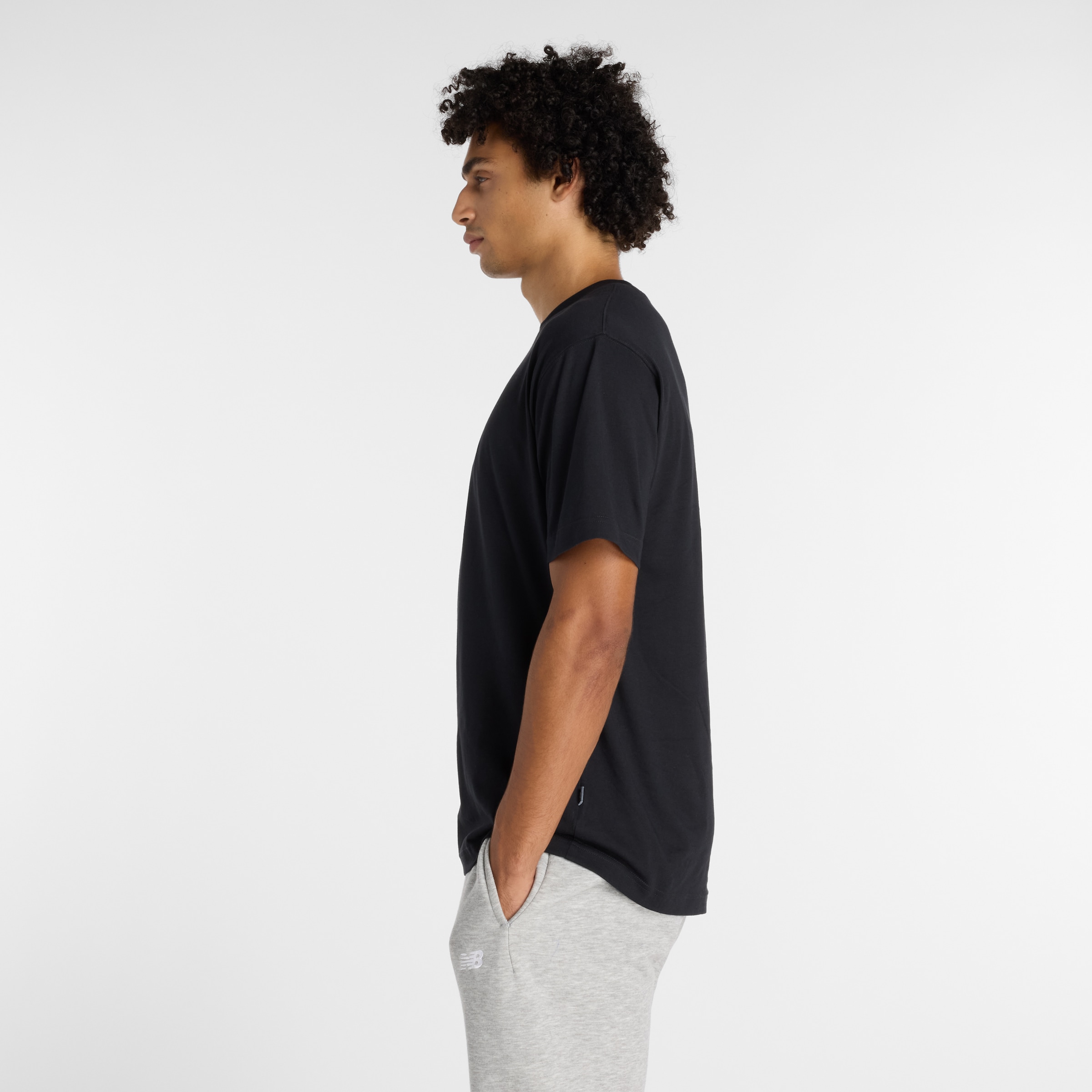 New Balance T-shirt fonctionnel Kurzarm, für Sport- und Outdooraktivitäten, Rundhalsausschnitt