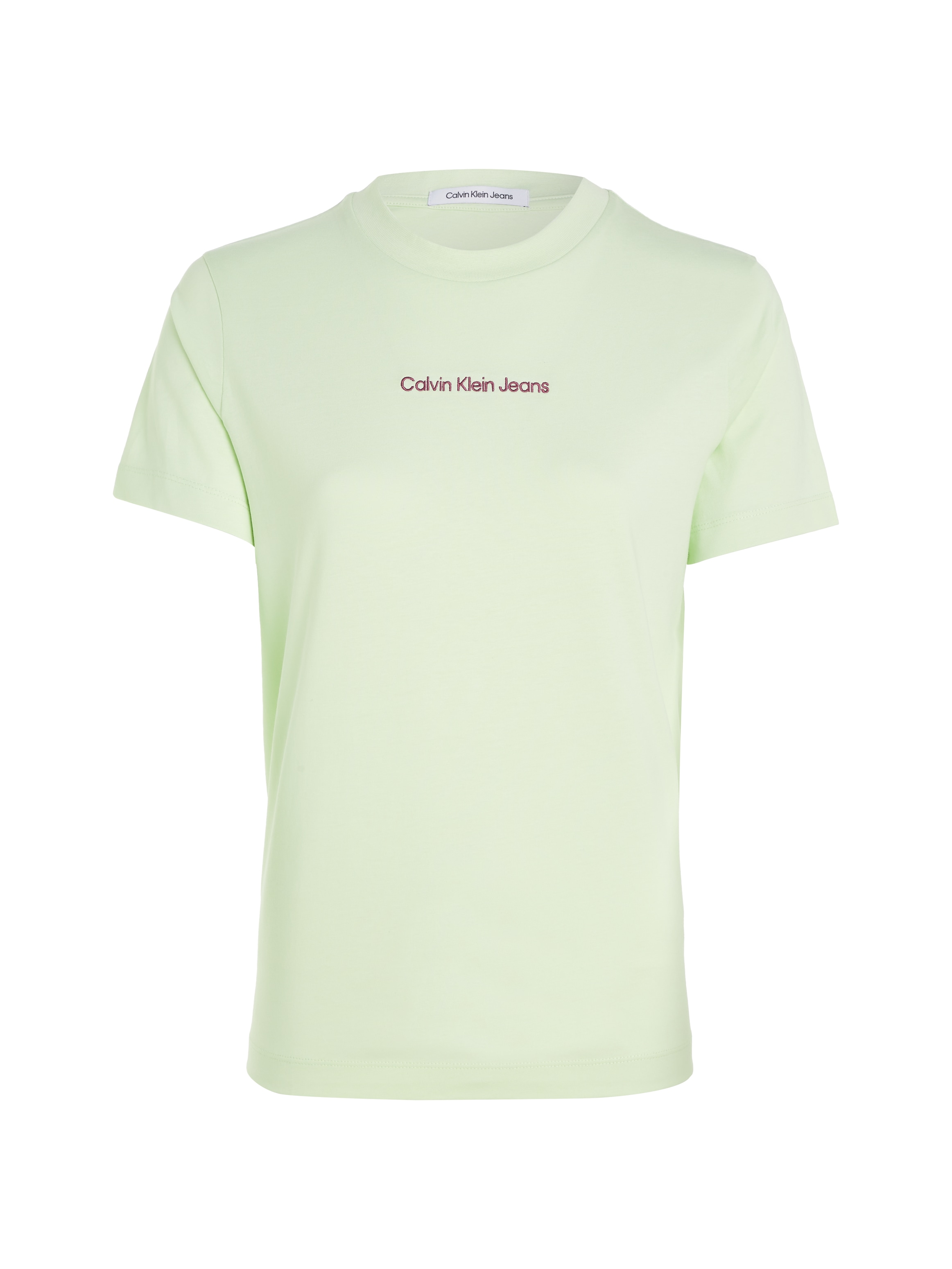 STRAIGHT ♕ mit »INSTITUTIONAL Markenlabel T-Shirt TEE«, bestellen Calvin Jeans Klein versandkostenfrei