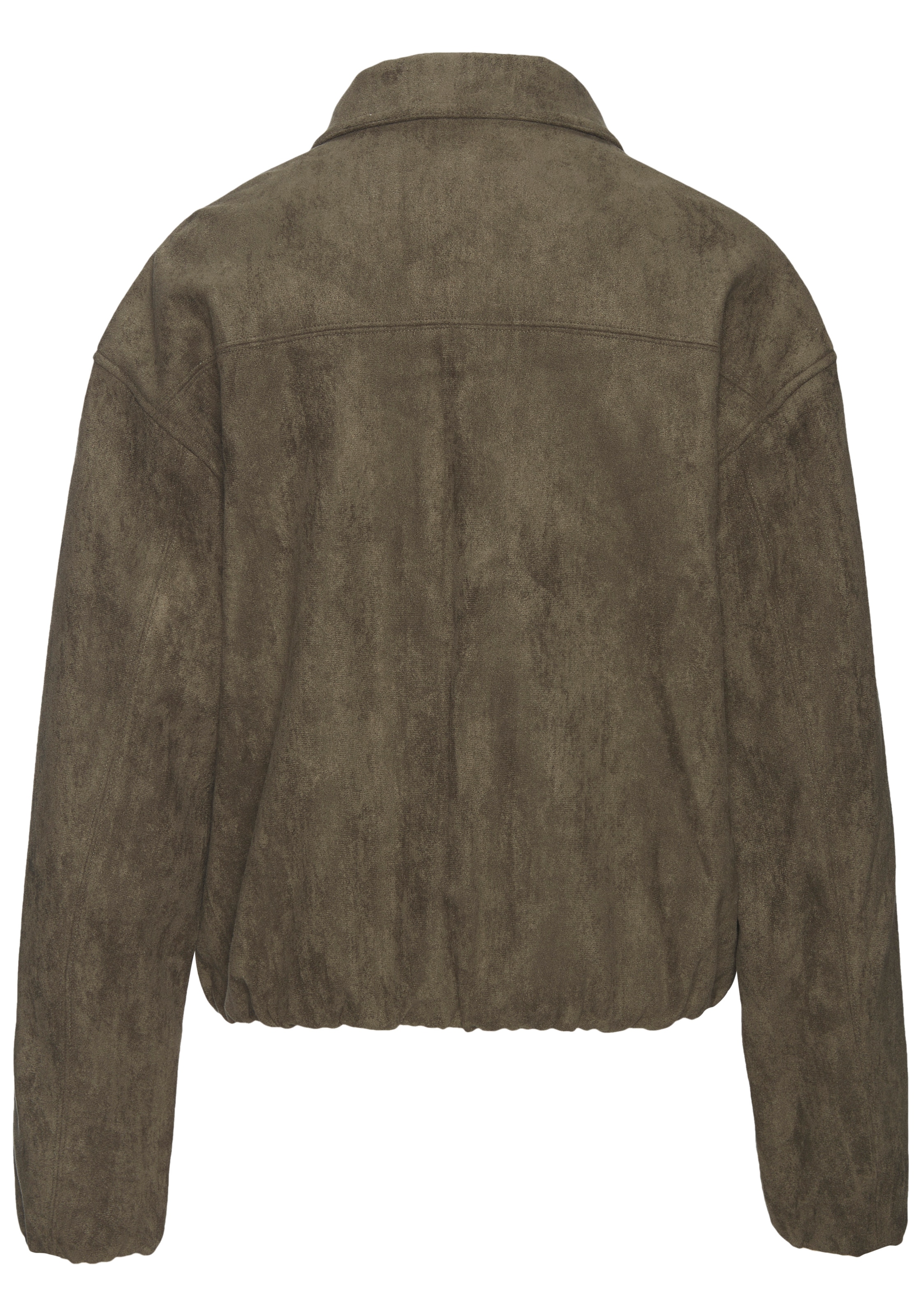 French Connection Veste en imitation cuir »in Veloursleder-Optik mit verdecktem Reissverschluss vorne, Oversize«
